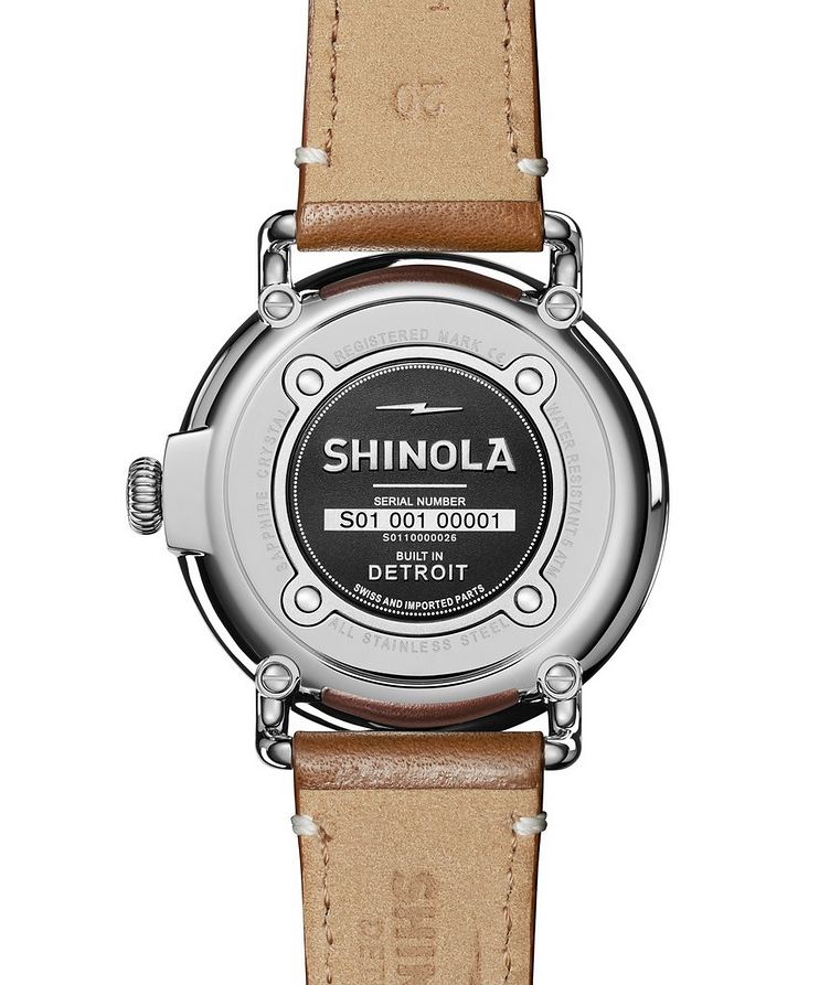 The Runwell Leather Strap Watch  image 3
