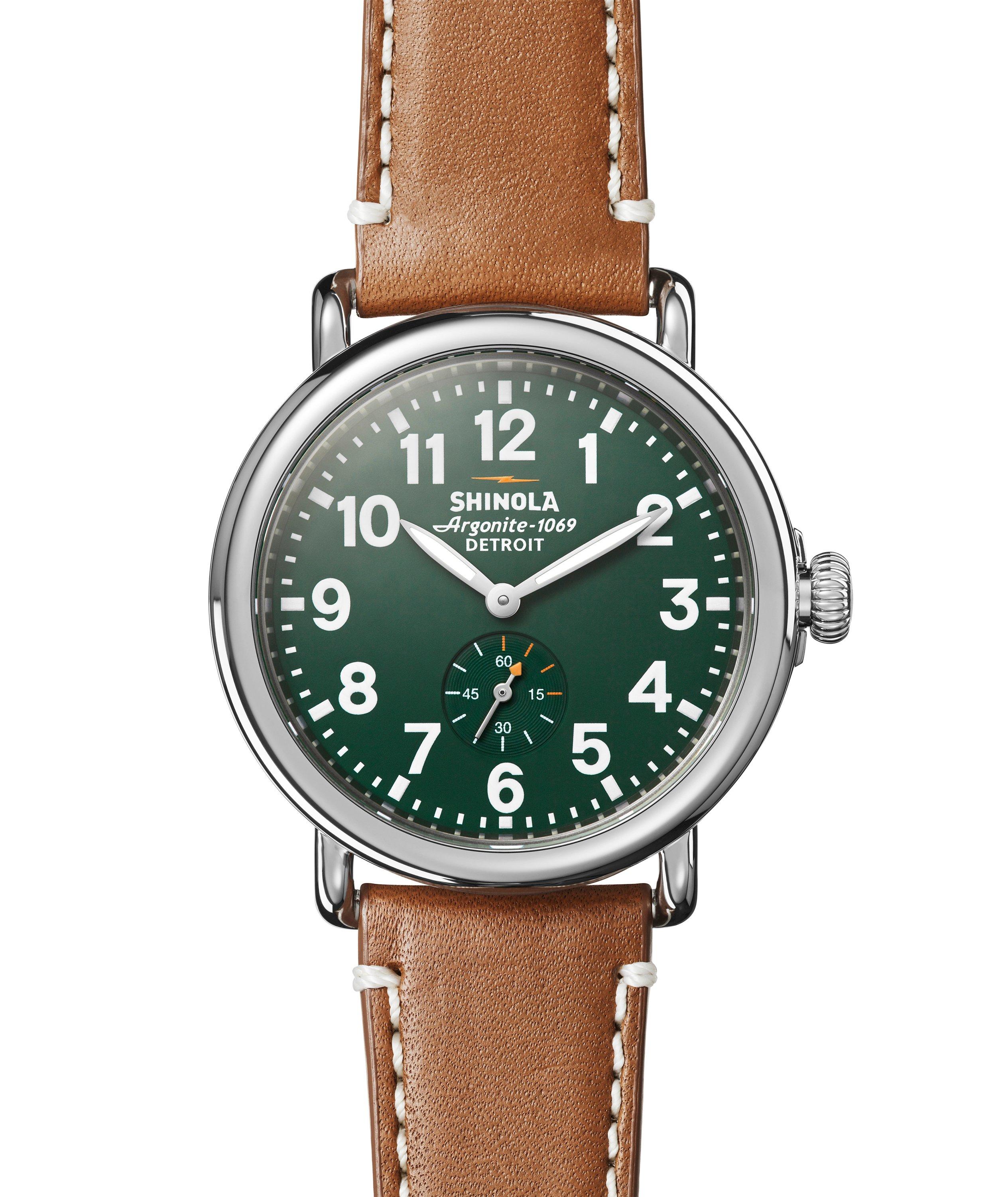 The Runwell Leather Strap Watch  image 4