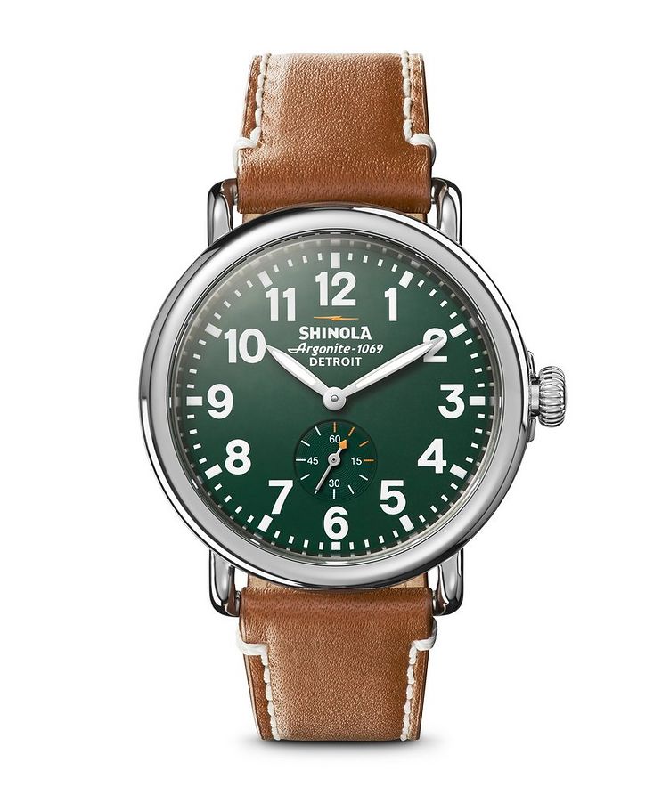The Runwell Leather Strap Watch  image 0