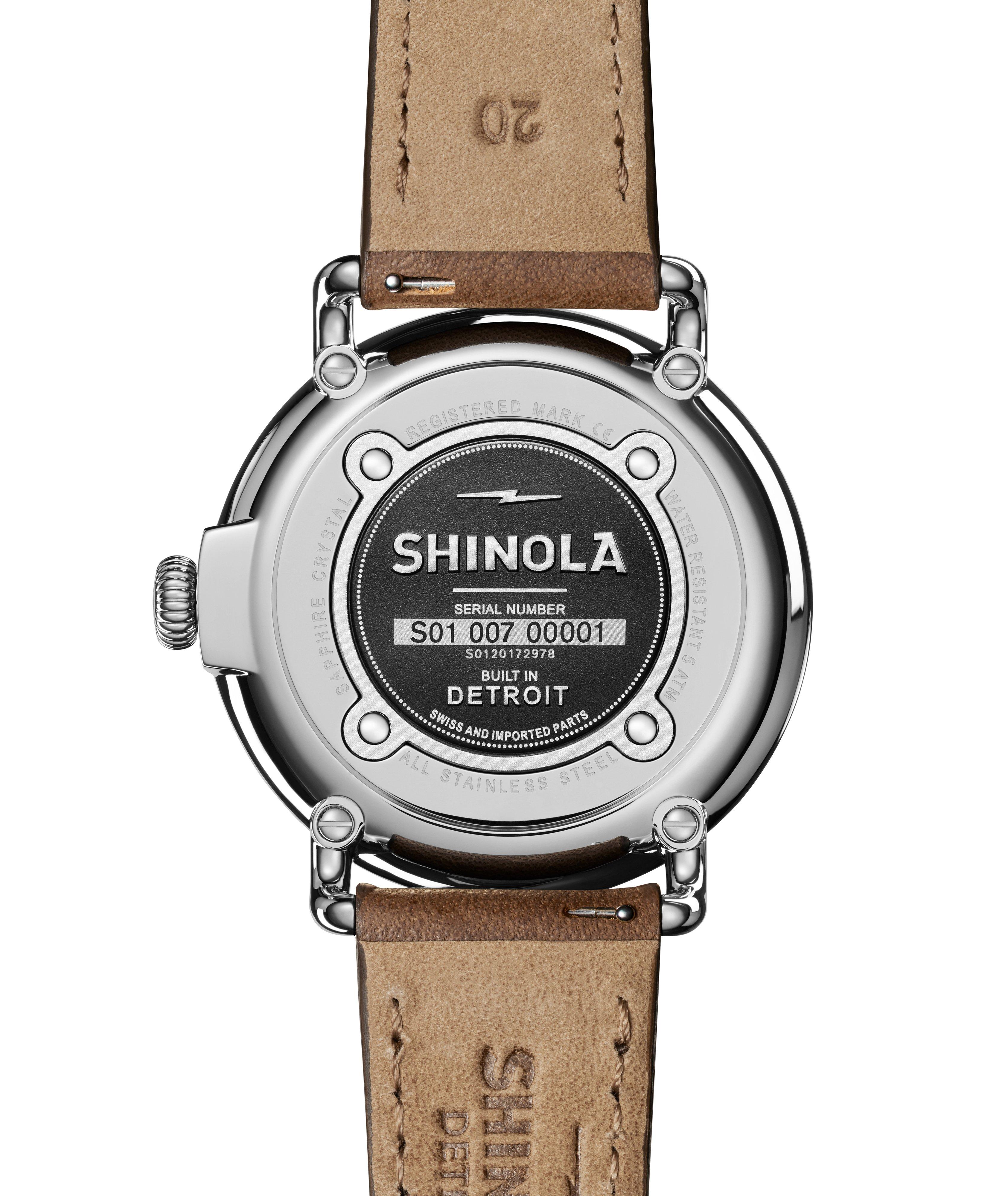 The Runwell Leather Strap Watch  image 3