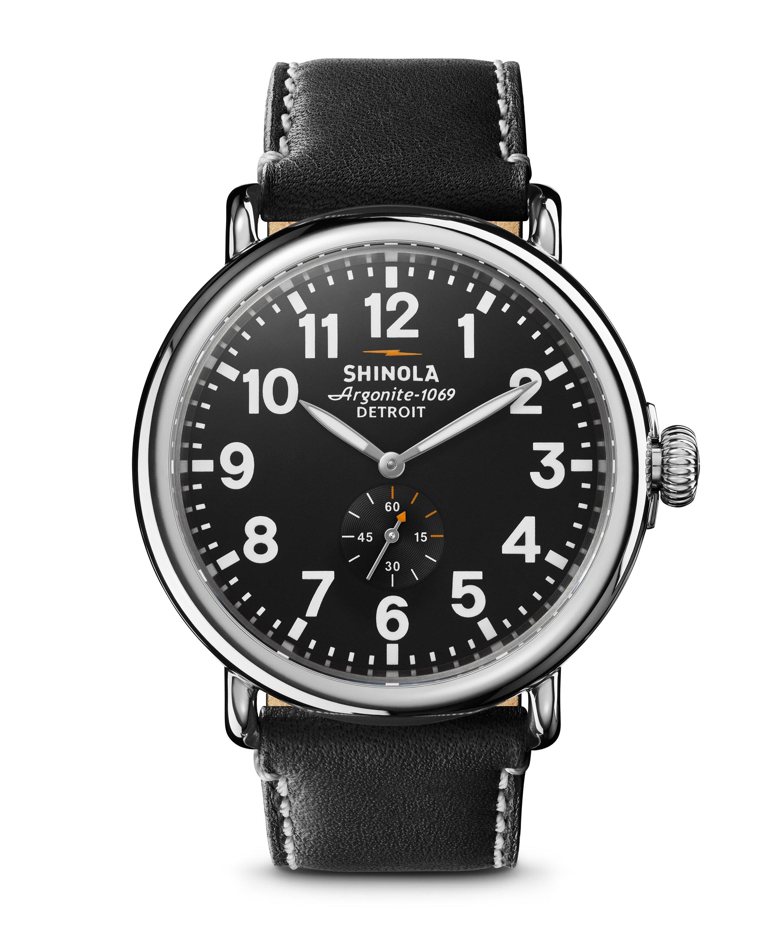 Runwell Sub Leather Strap Watch  image 3