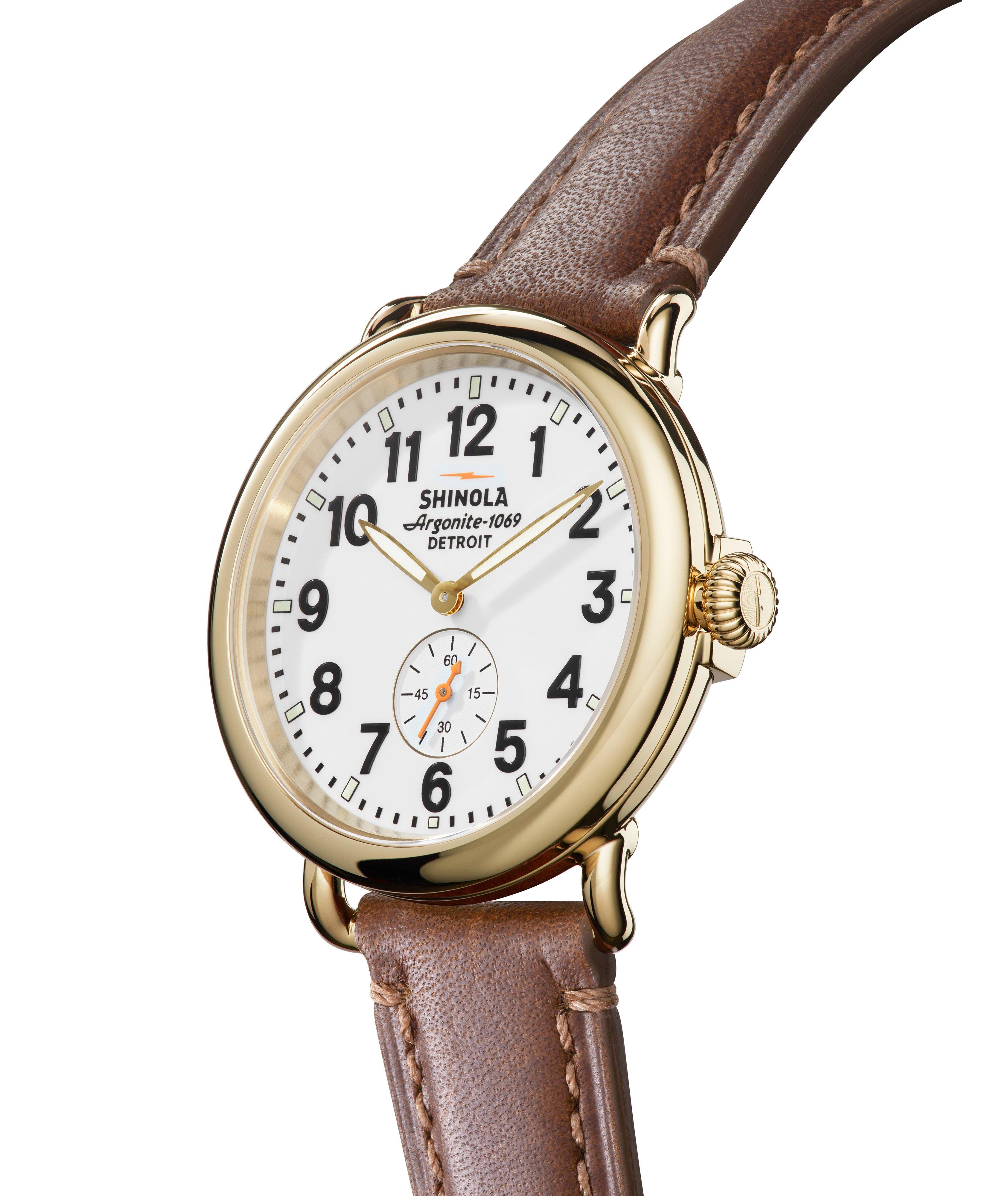 Runwell Sub Leather Strap Watch  image 1