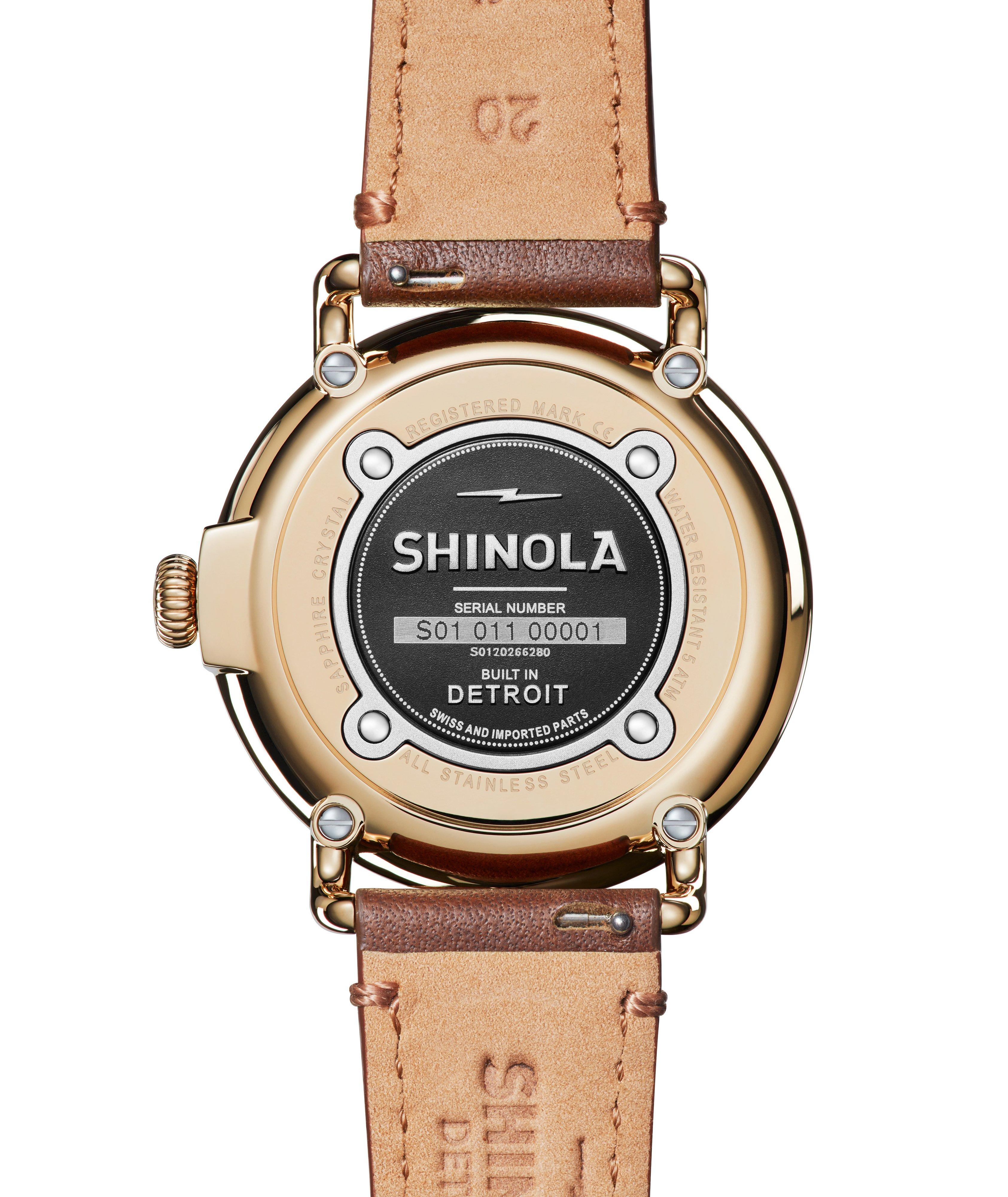 Runwell Sub Leather Strap Watch  image 3