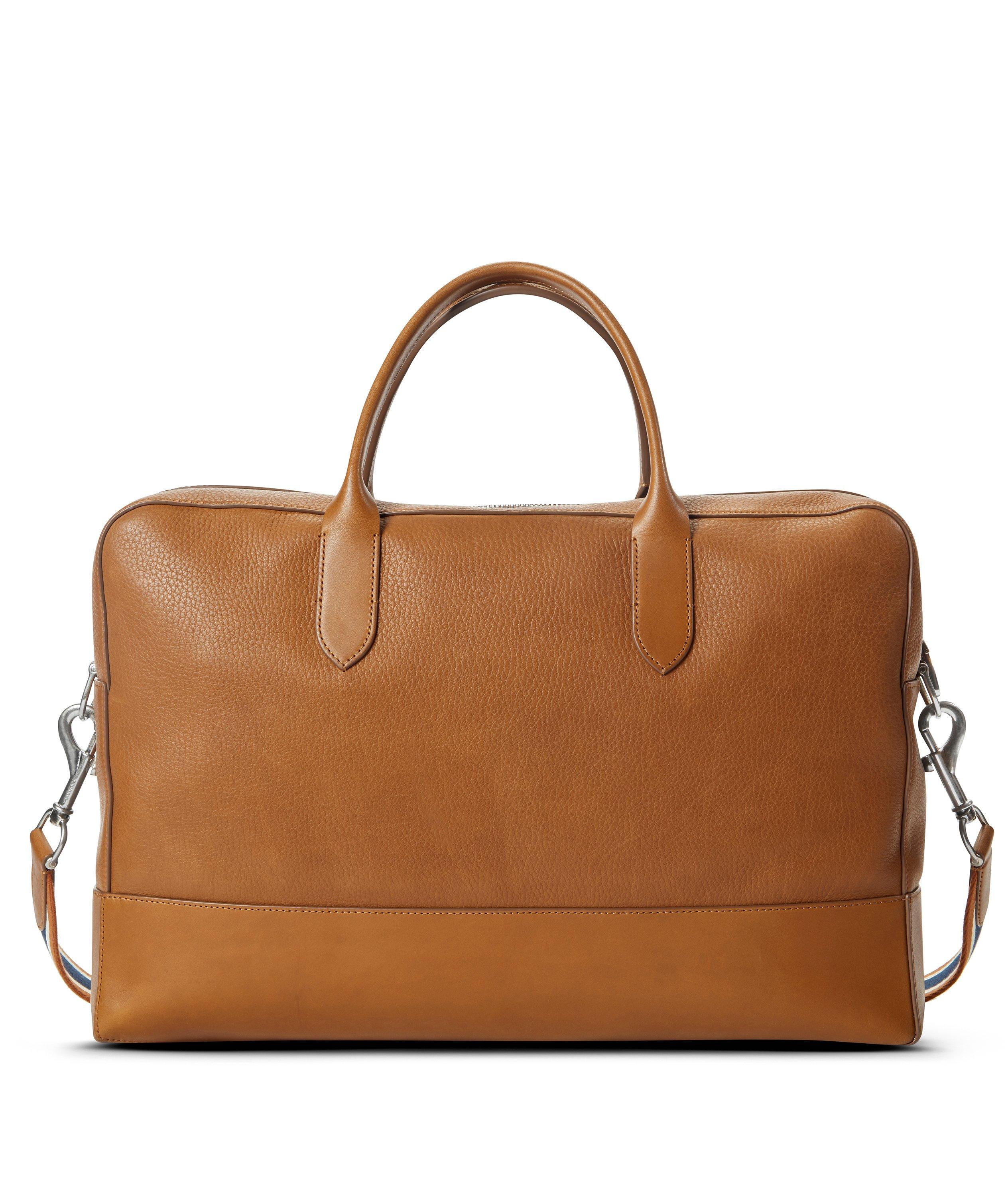 Canfield Double Zip Navigator Grain Leather Briefcase image 2