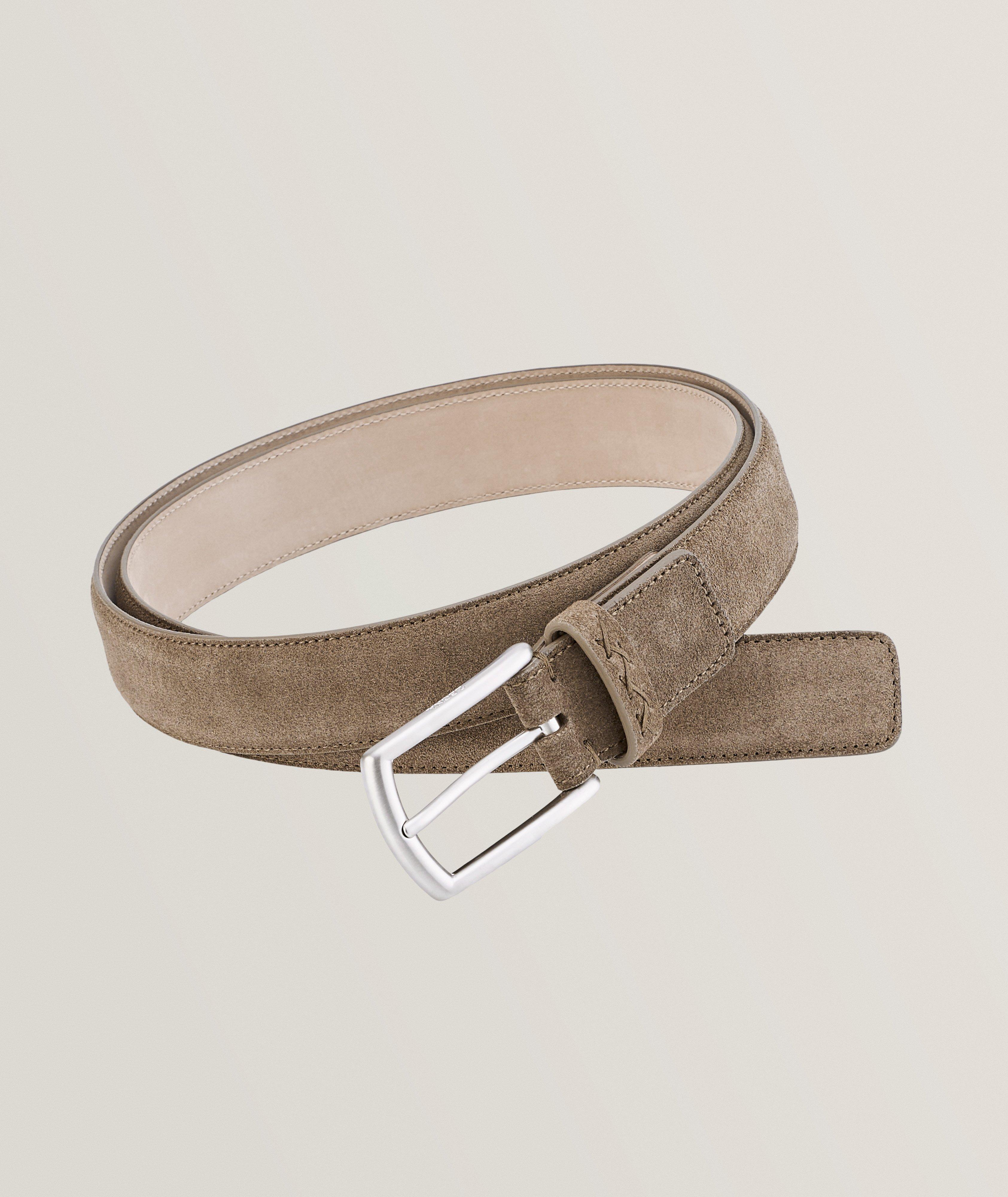 Triple Stitch Suede Belt image 0