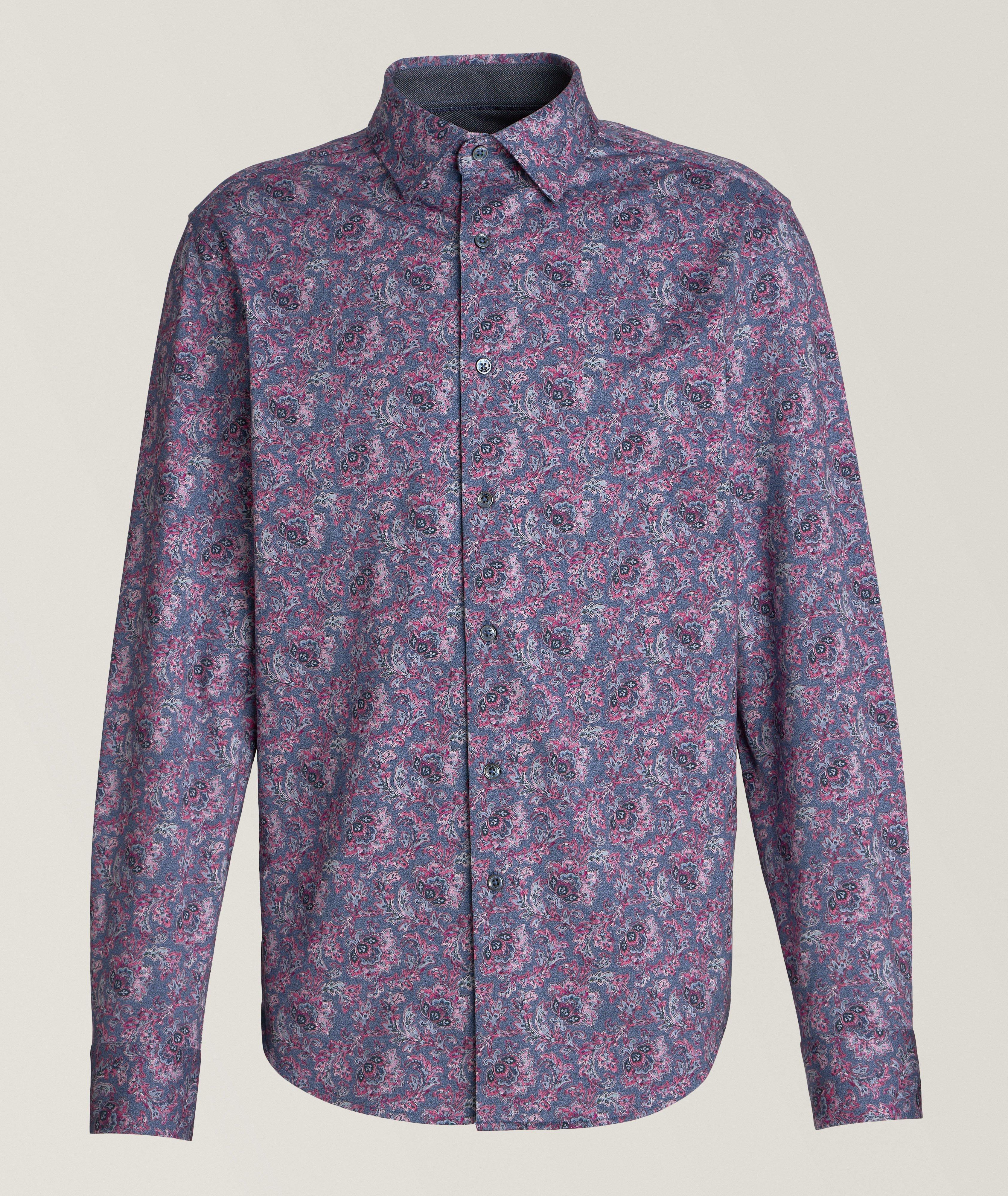 Floral Stretch-Cotton Shirt    image 0