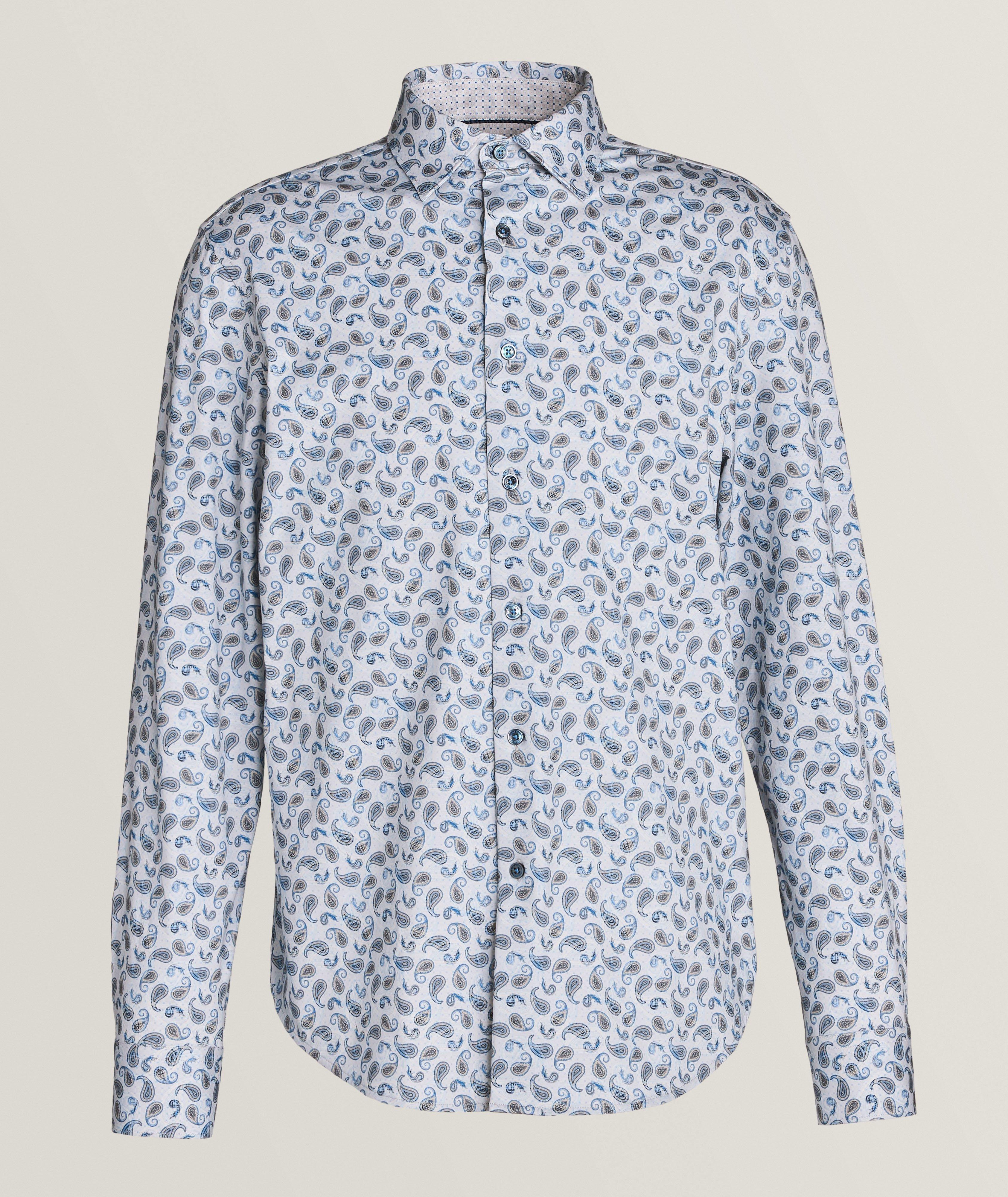 Paisley Stretch-Cotton Shirt  image 0
