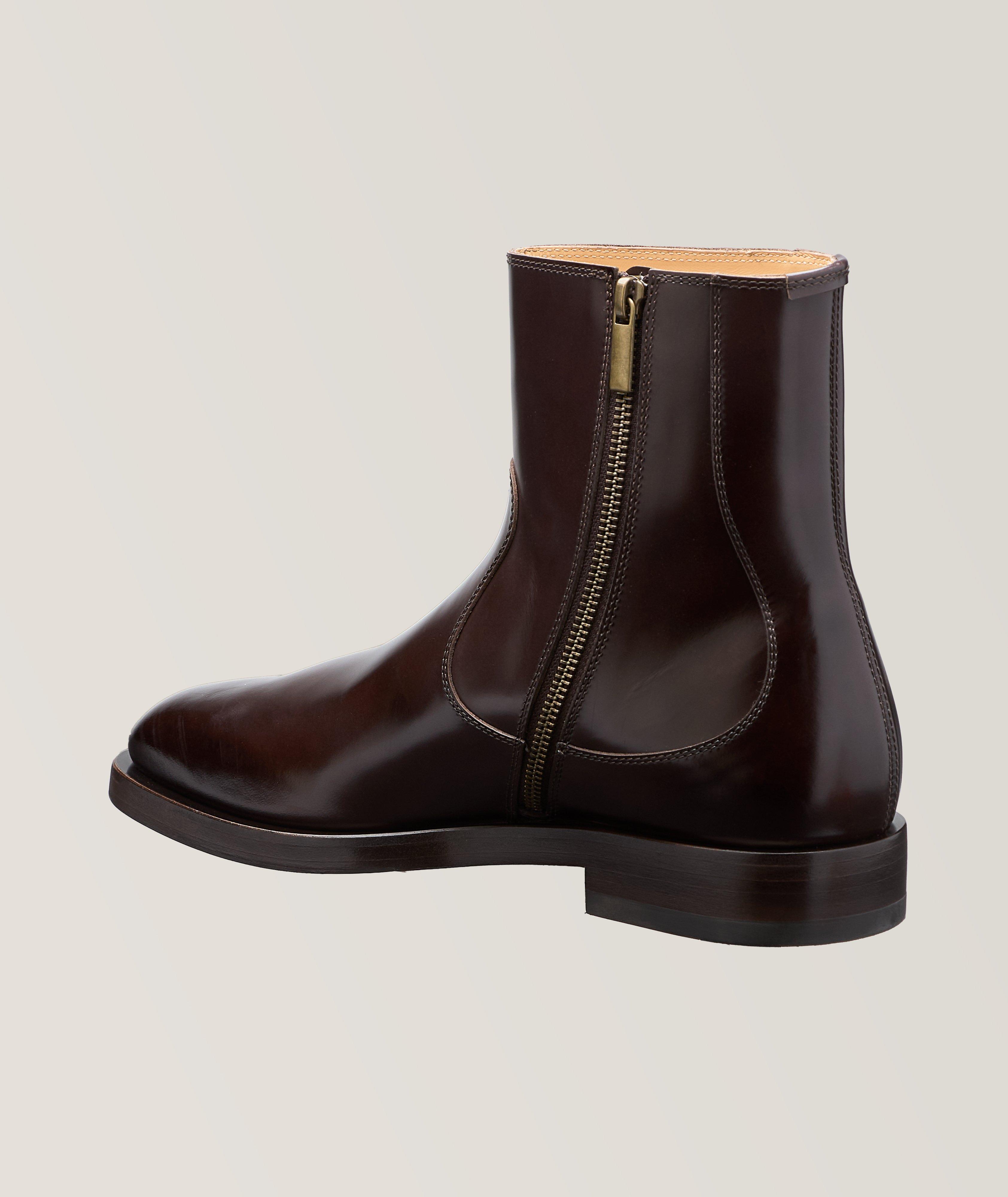 Polished Leather Chelsea Boots image 1