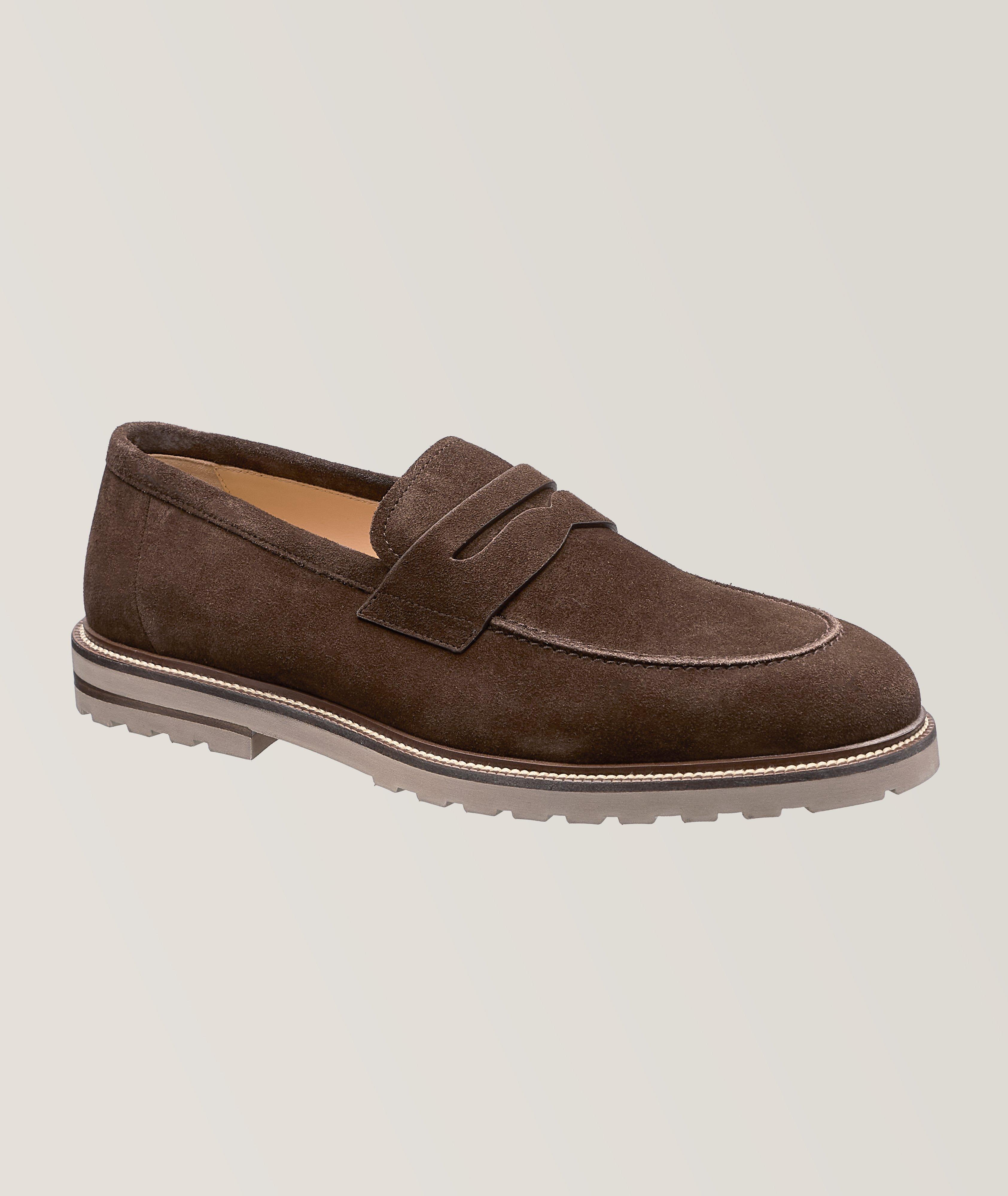 Suede Penny Loafers