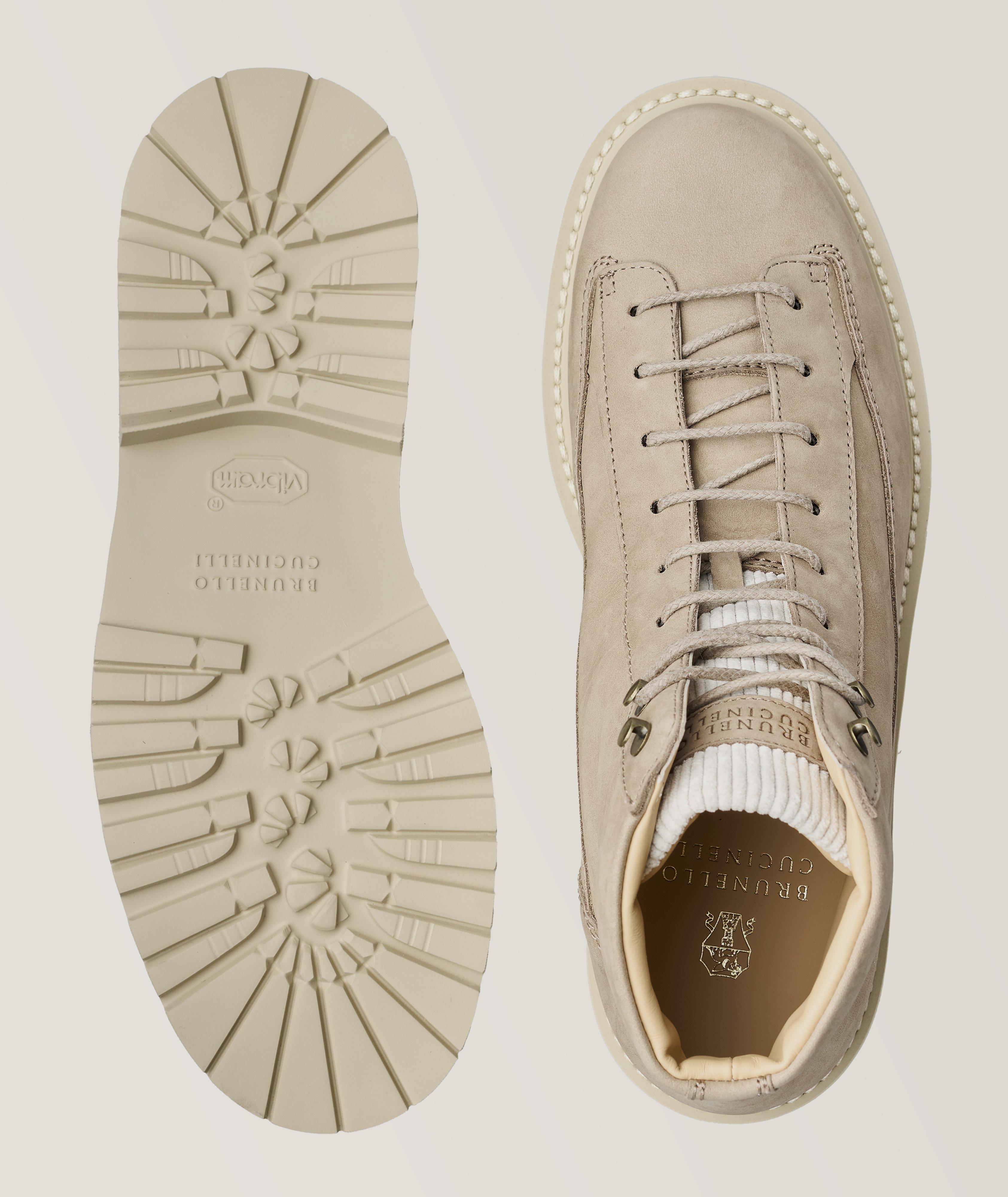 Nubuck Leather Lug Boots image 2
