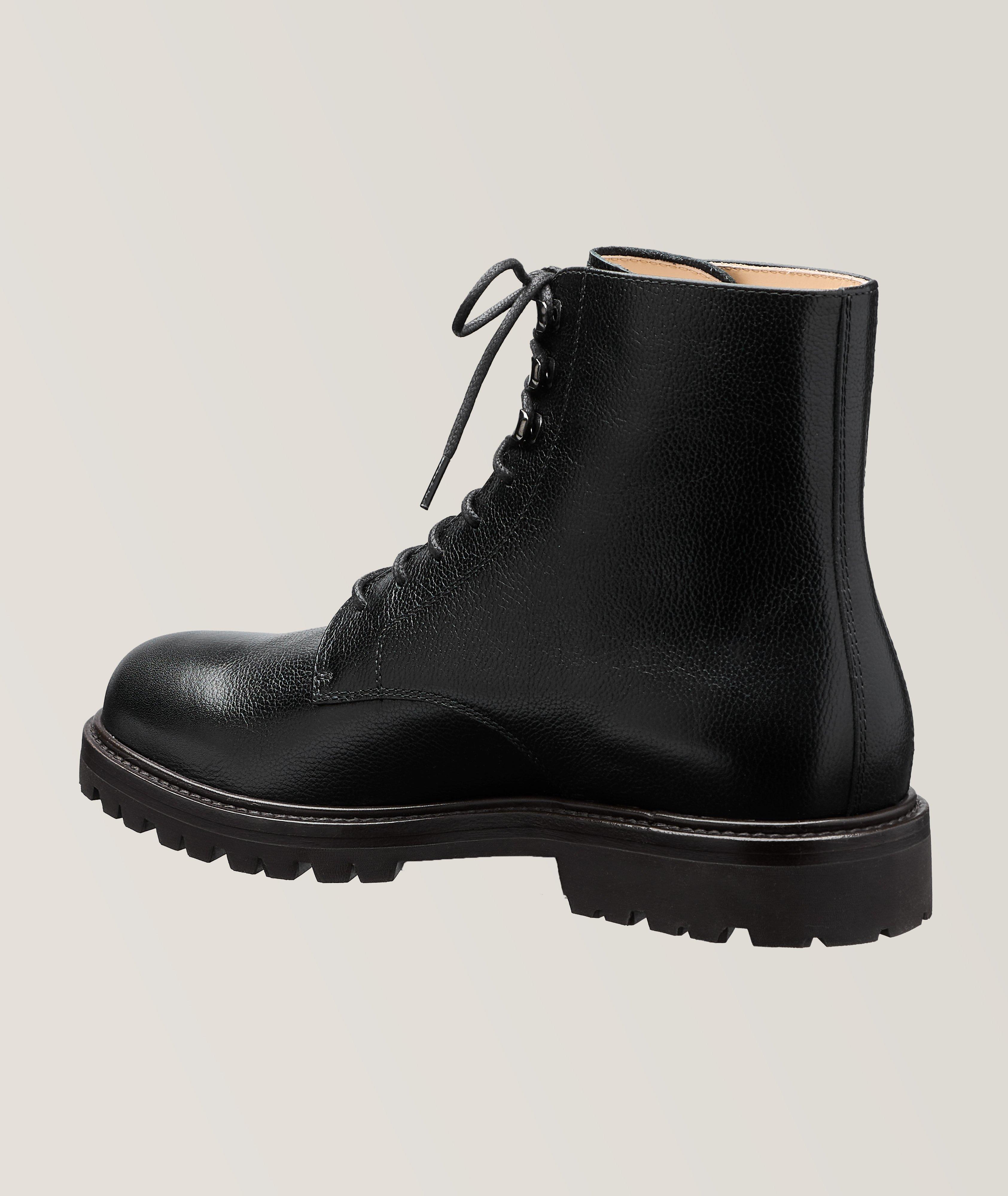 Grain Leather Lug Boots image 1