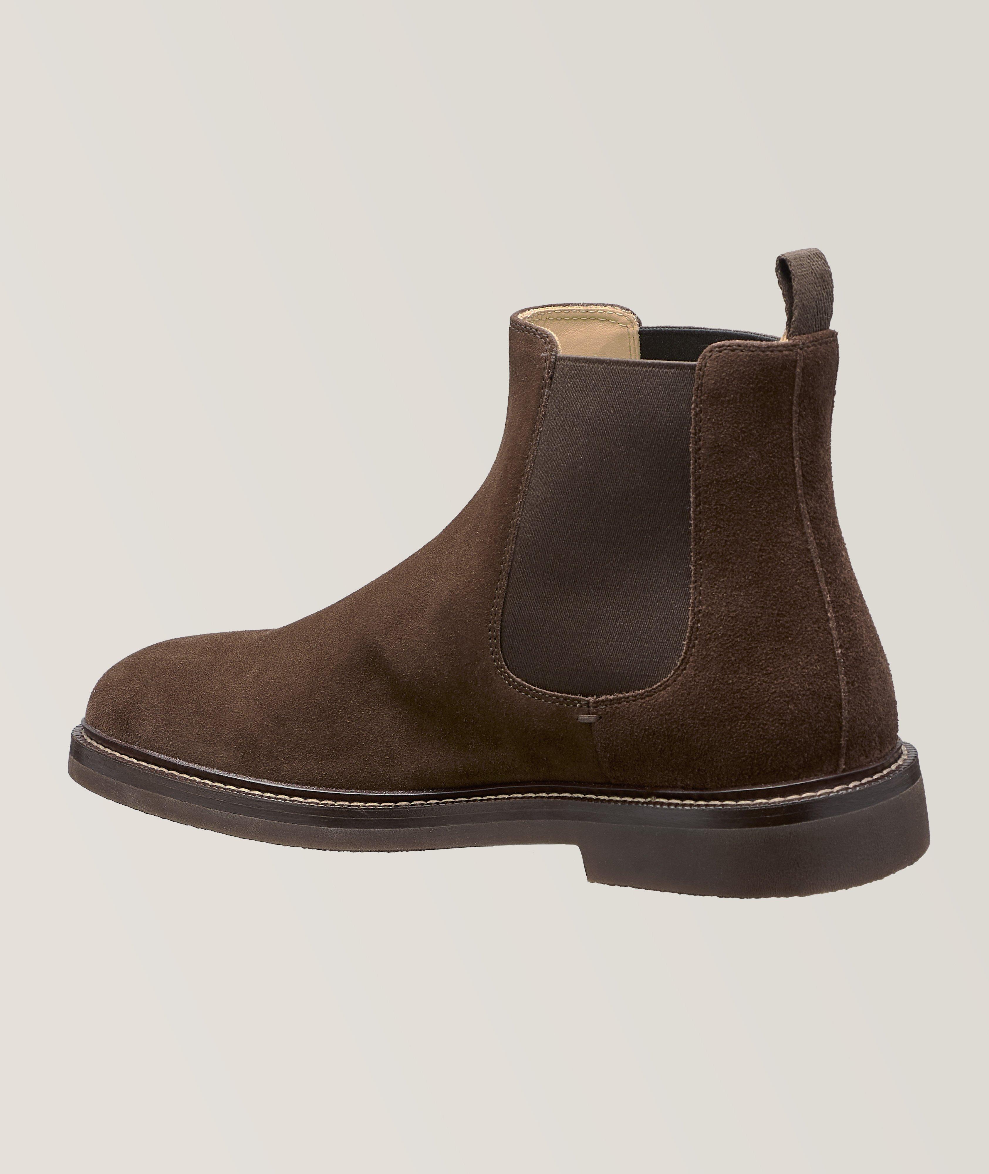 Suede Leather Chelsea Boots image 1