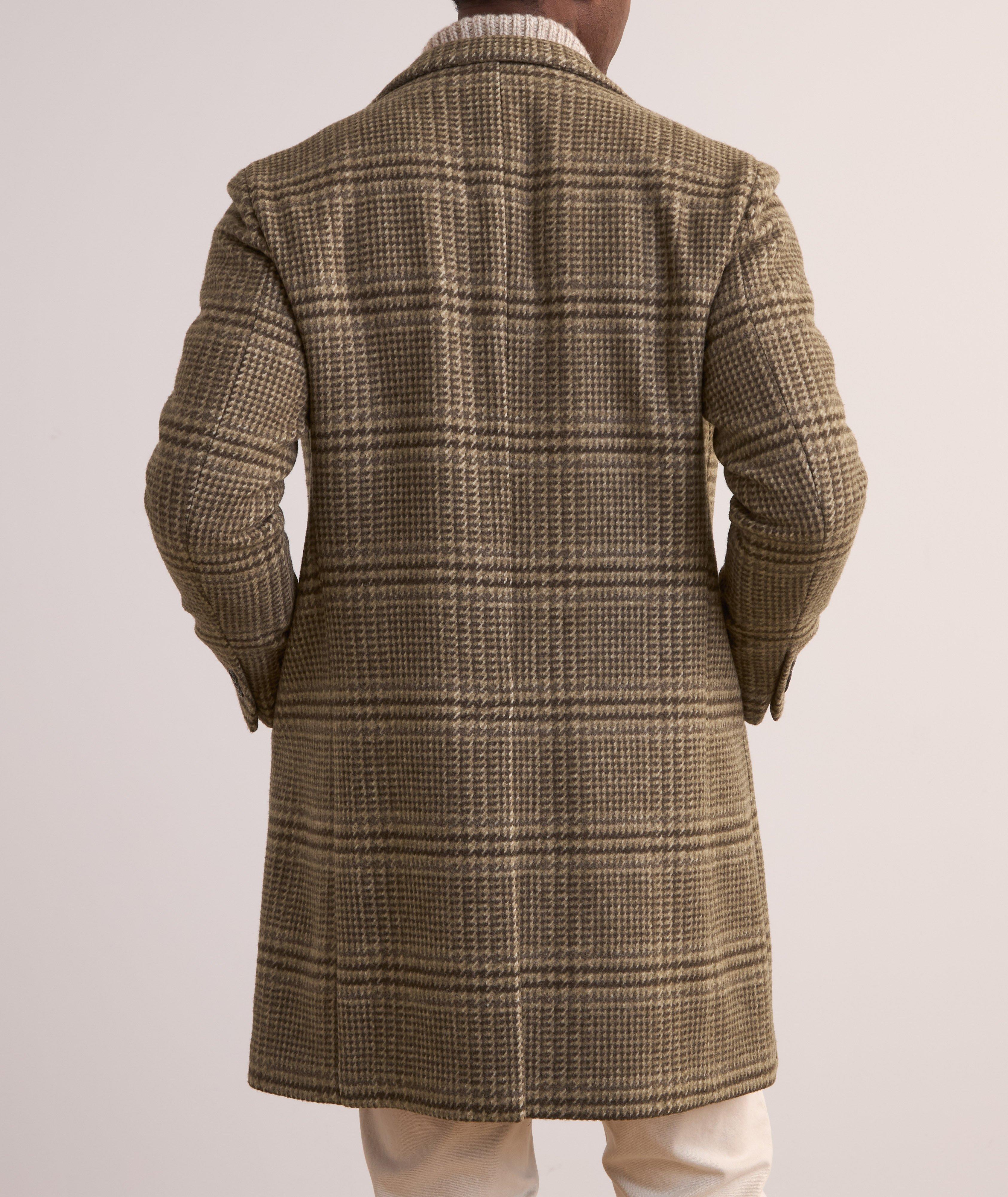 Houndstooth Wool-Cashmere Overcoat image 2