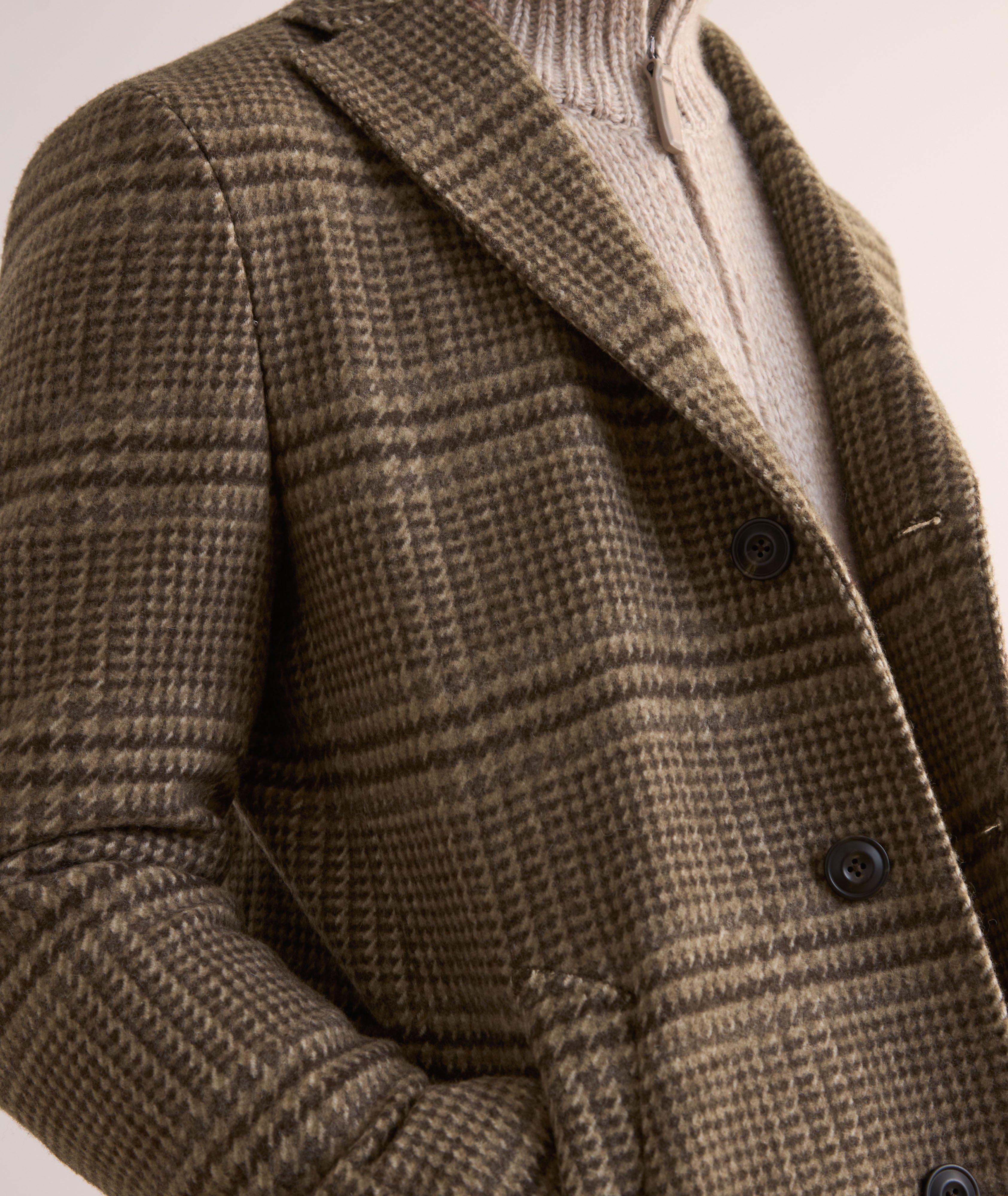 Houndstooth Wool-Cashmere Overcoat image 3