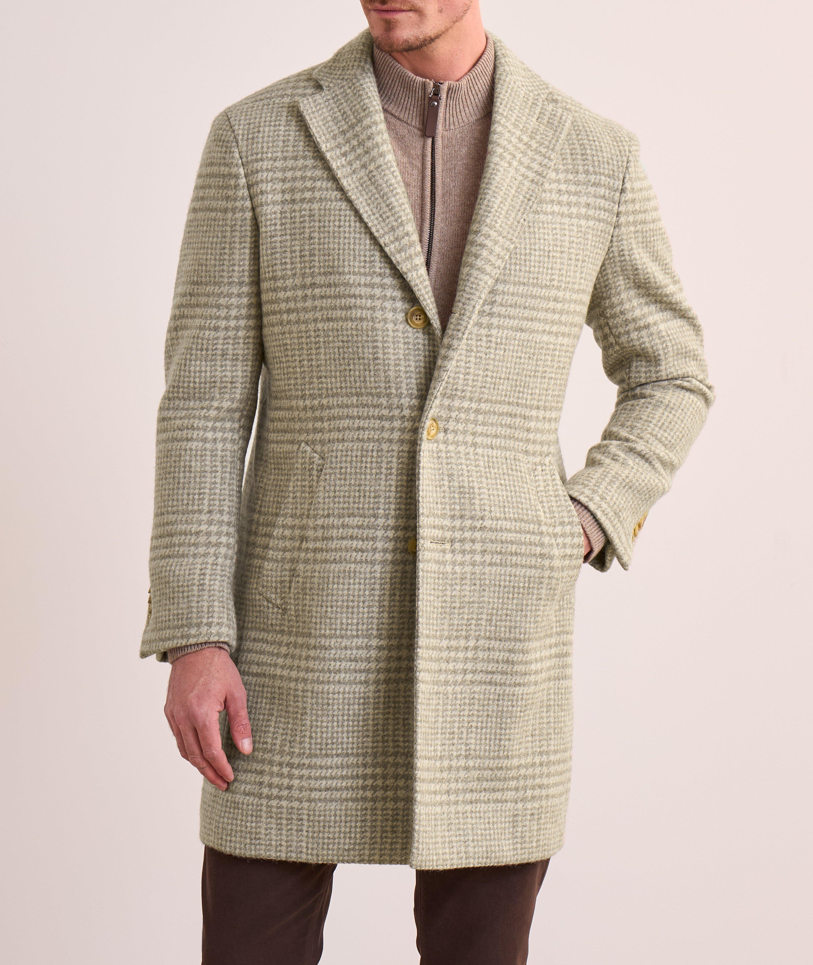 Glen Check Wool-Cashmere Overcoat image 1