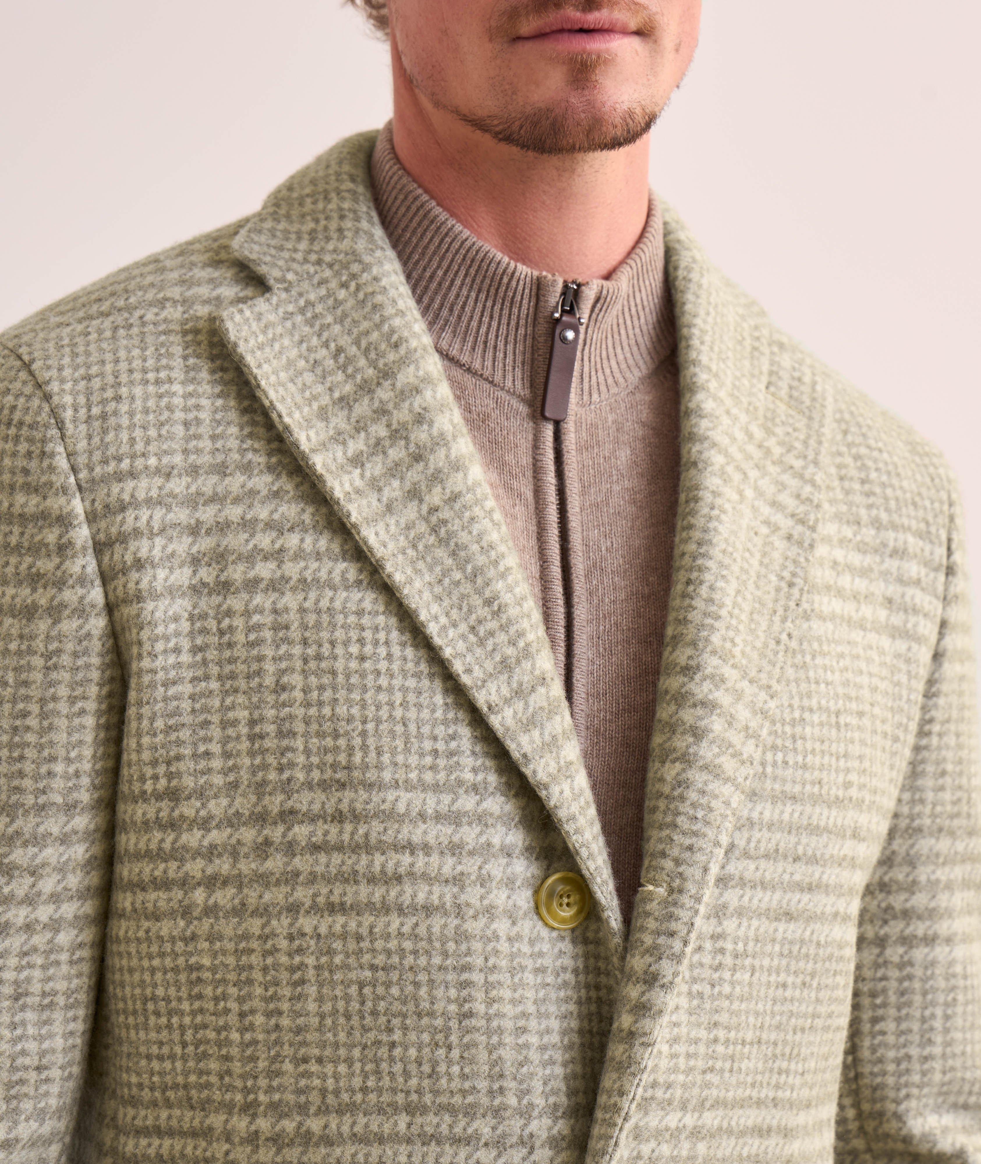 Glen Check Wool-Cashmere Overcoat image 3