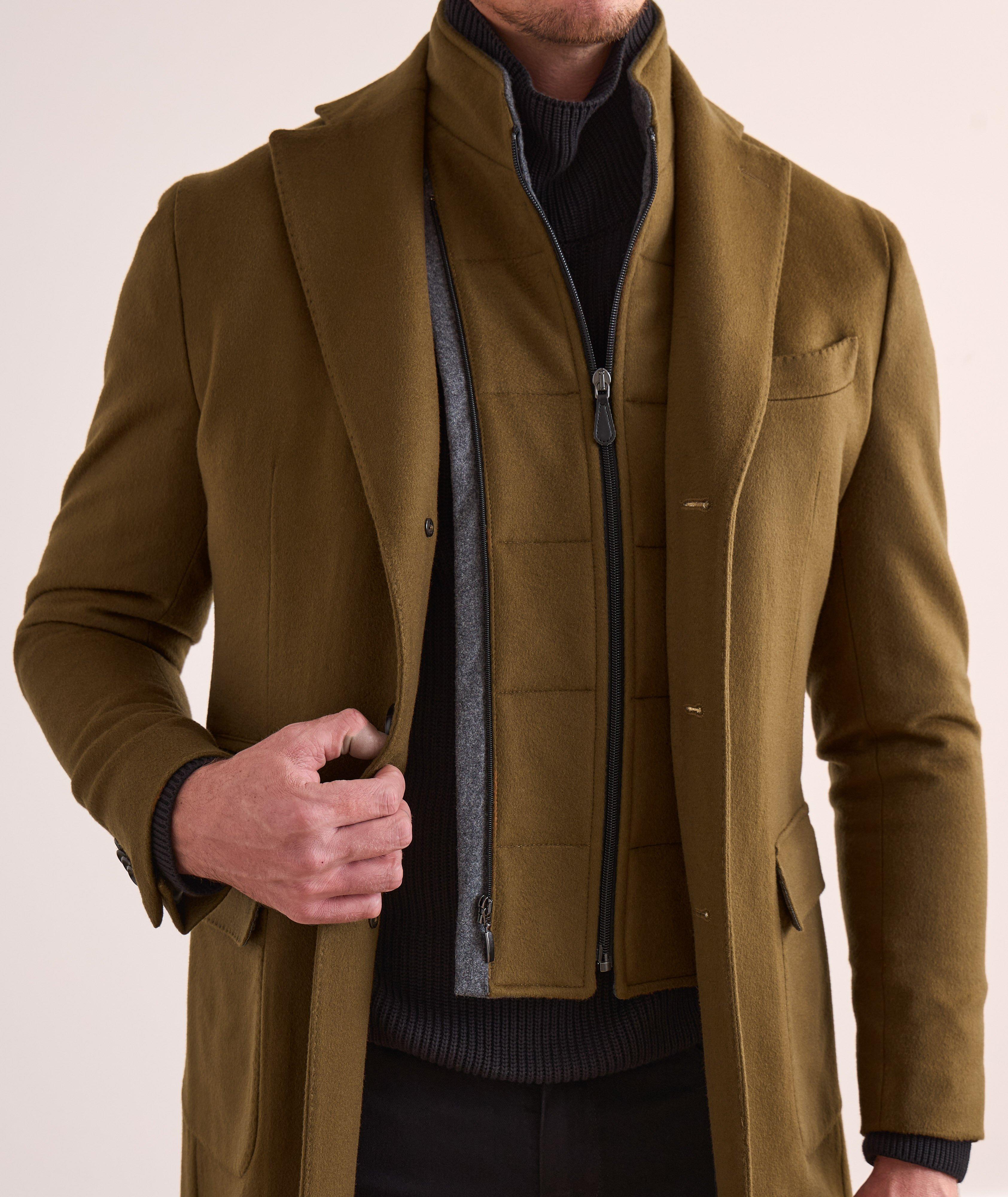 Manteau en laine vierge et en cachemire avec insertion amovible image 3