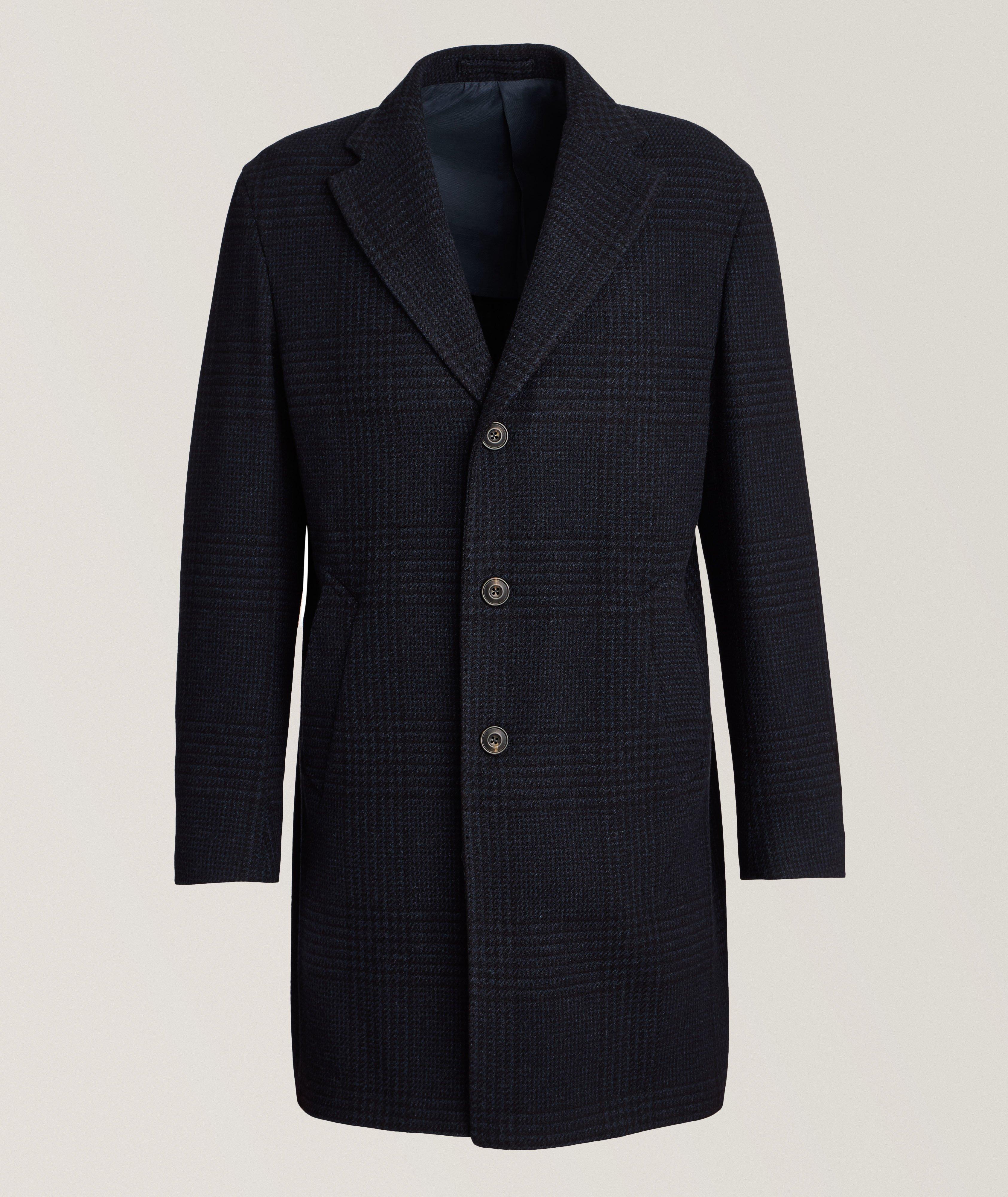 Harold Houndstooth Wool-Cashmere Overcoat