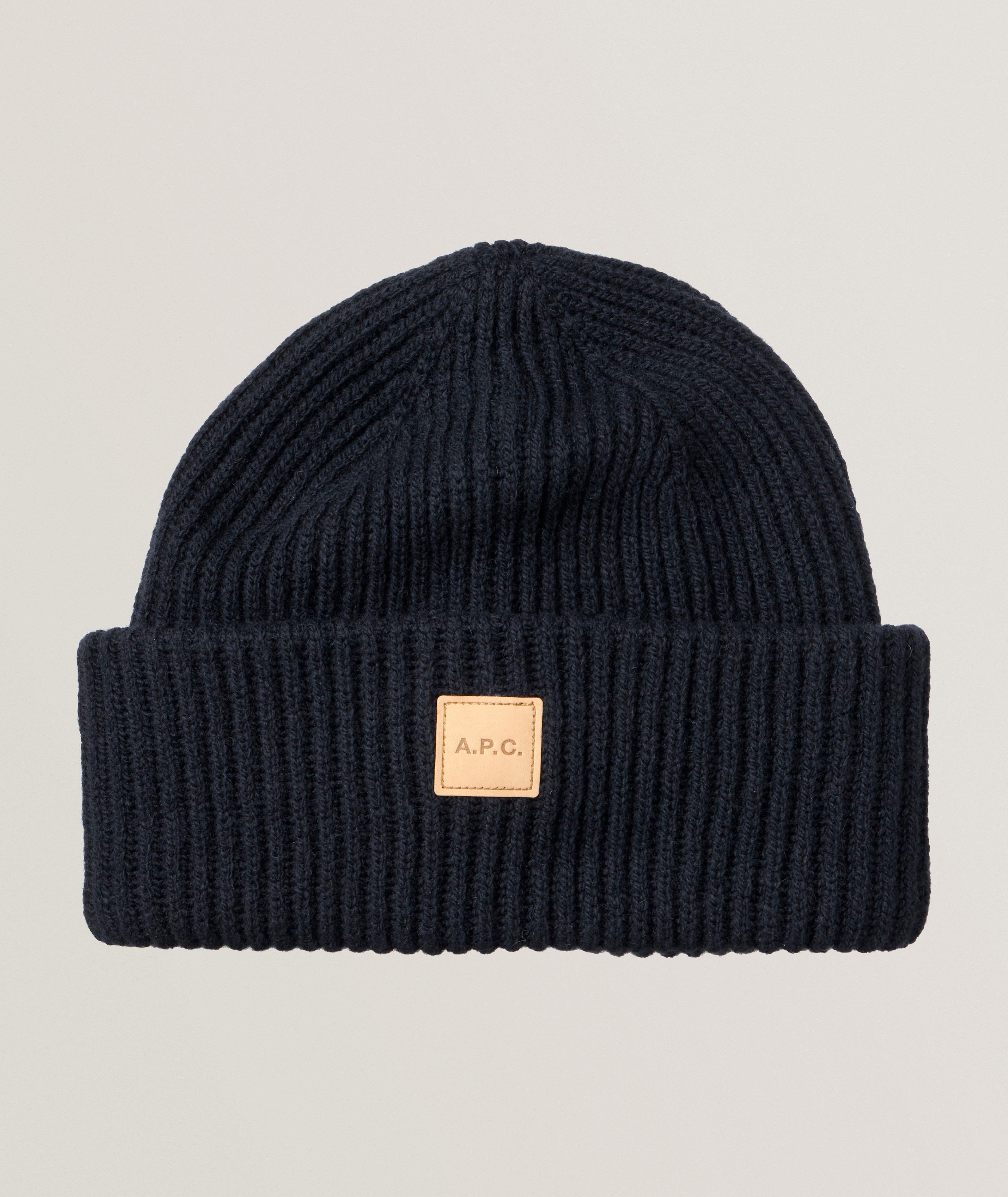 Logo Patch Rib-Knit Toque  image 0