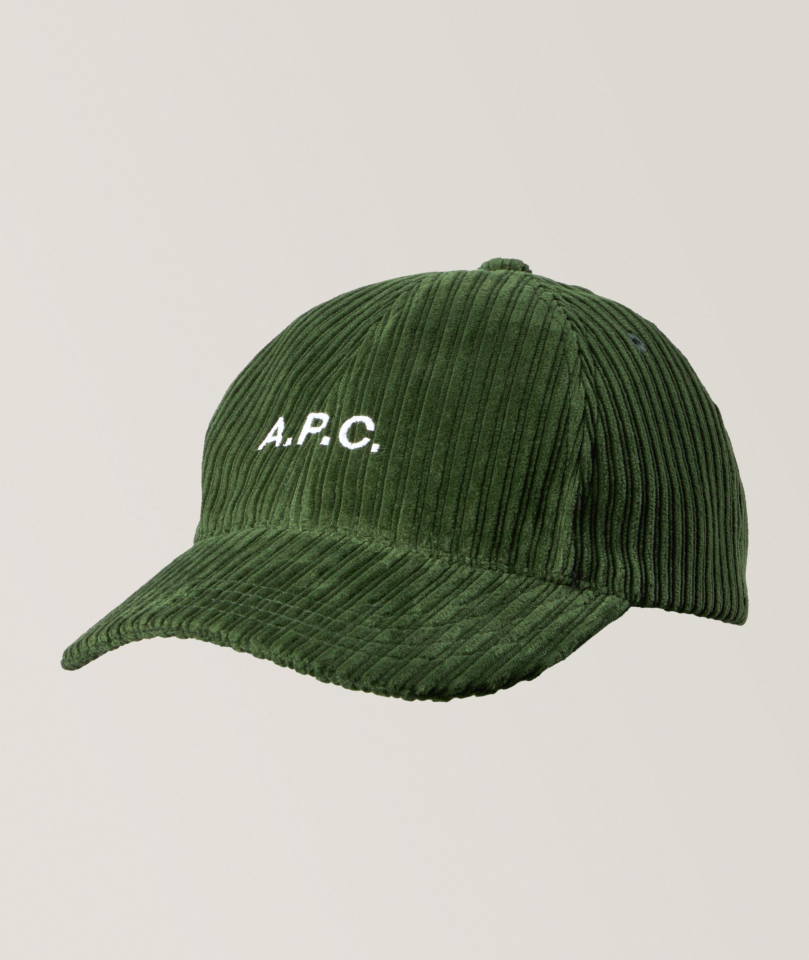 A.P.C. Casquette sport en velours côtelé