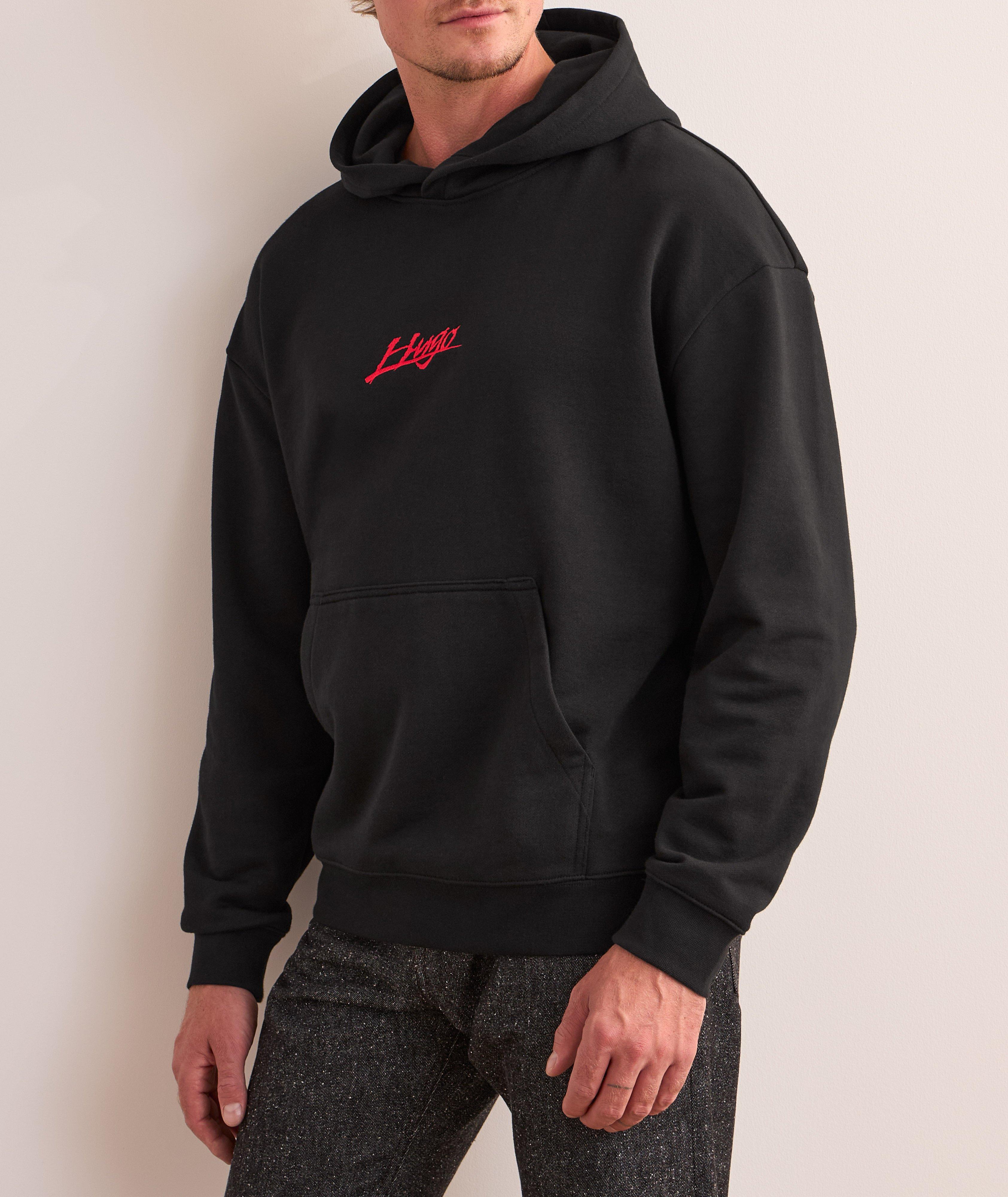 Cotton Logo Hooded Sweater image 1