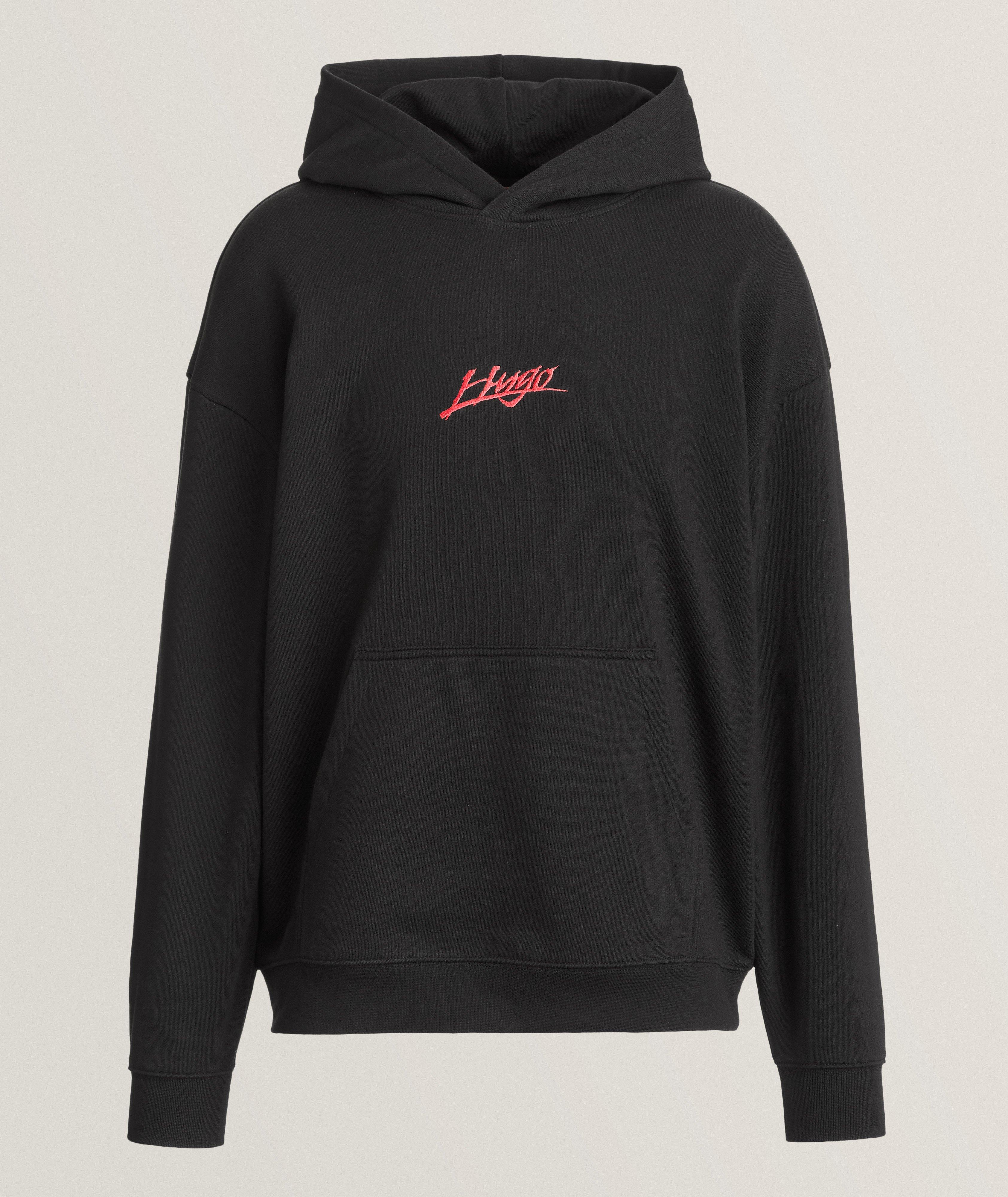 Cotton Logo Hooded Sweater image 0