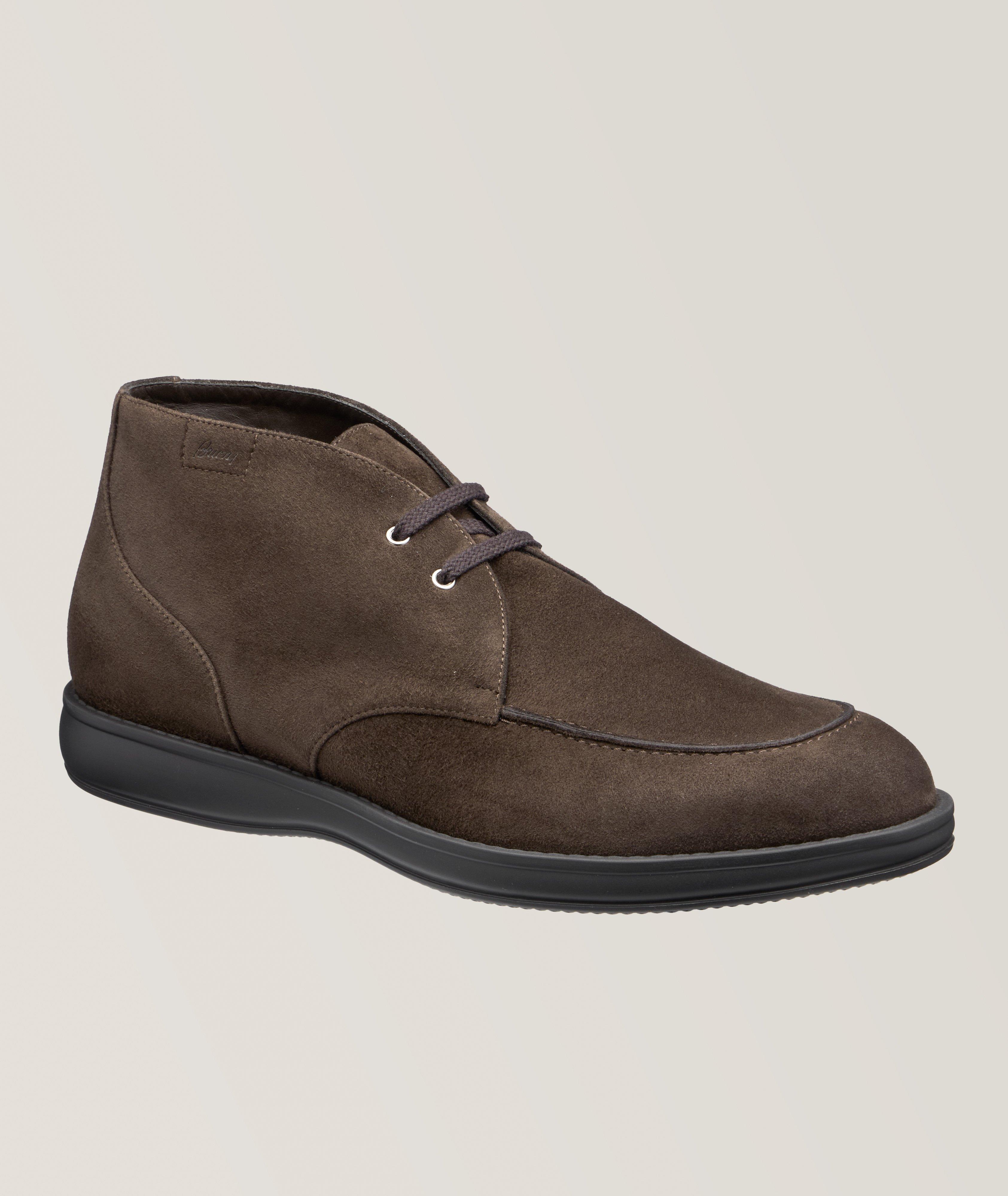 Brioni Journey Suede Desert Boots