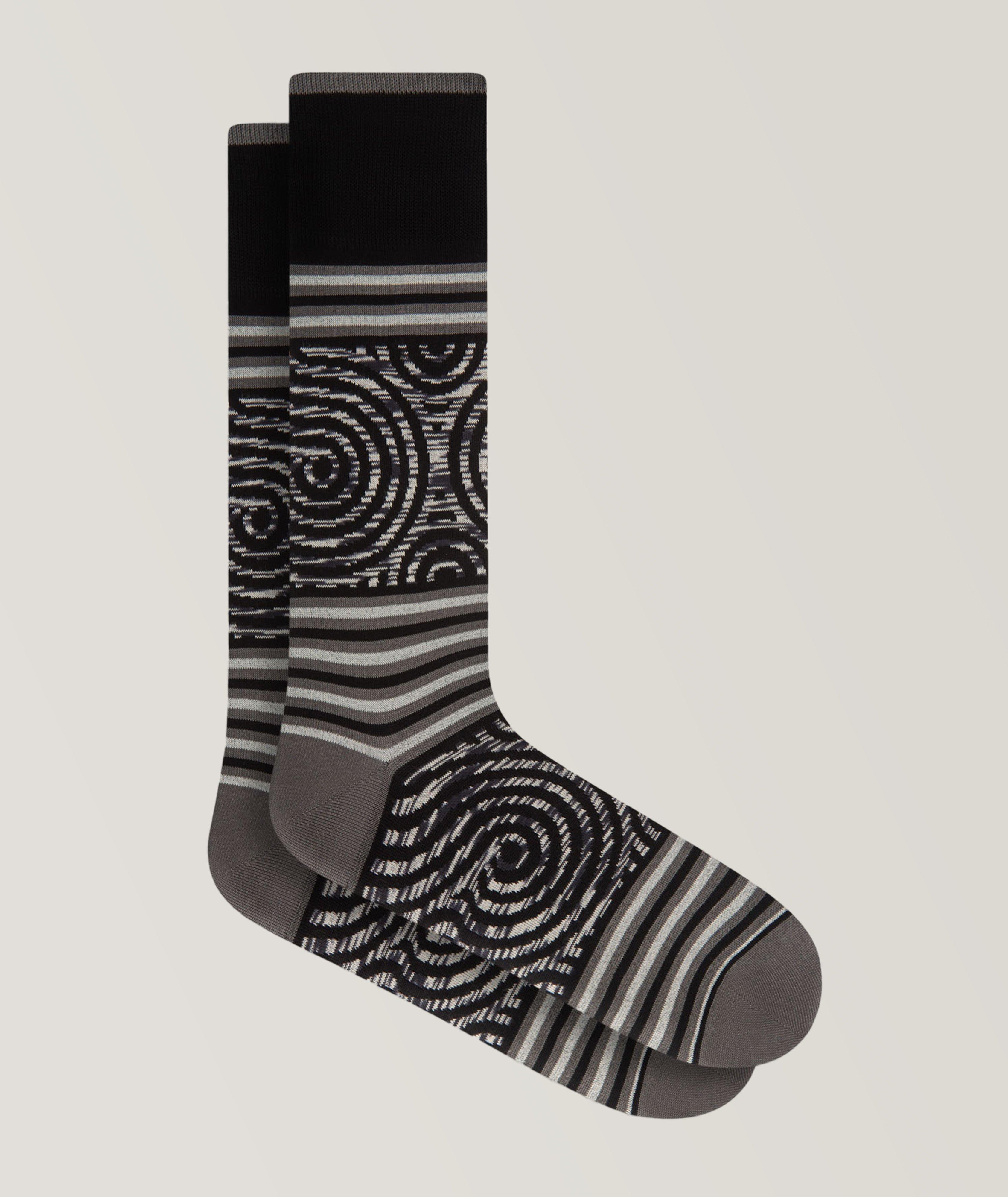 Stripe Stretch-Cotton Socks  image 0