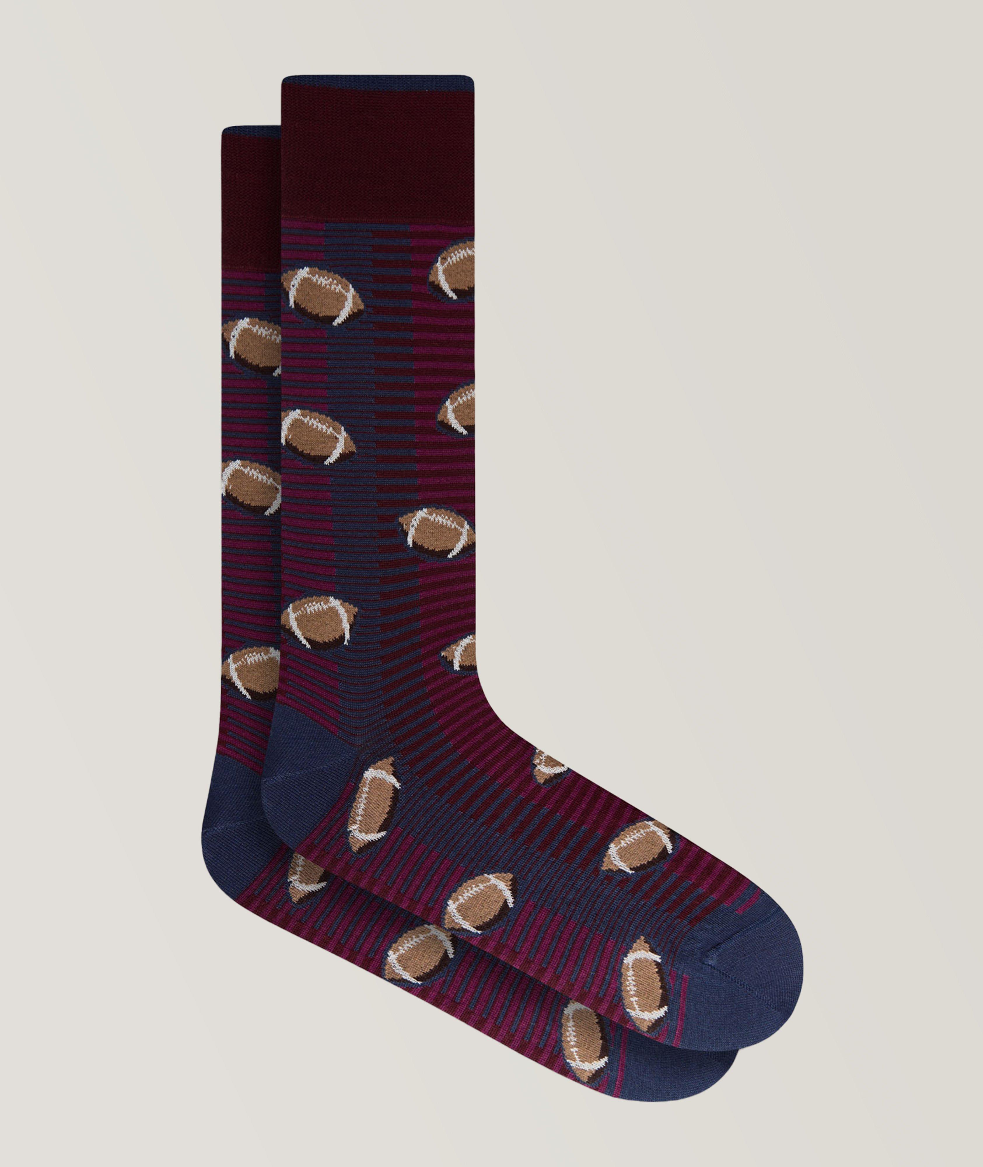 Football Stretch-Cotton Socks image 0