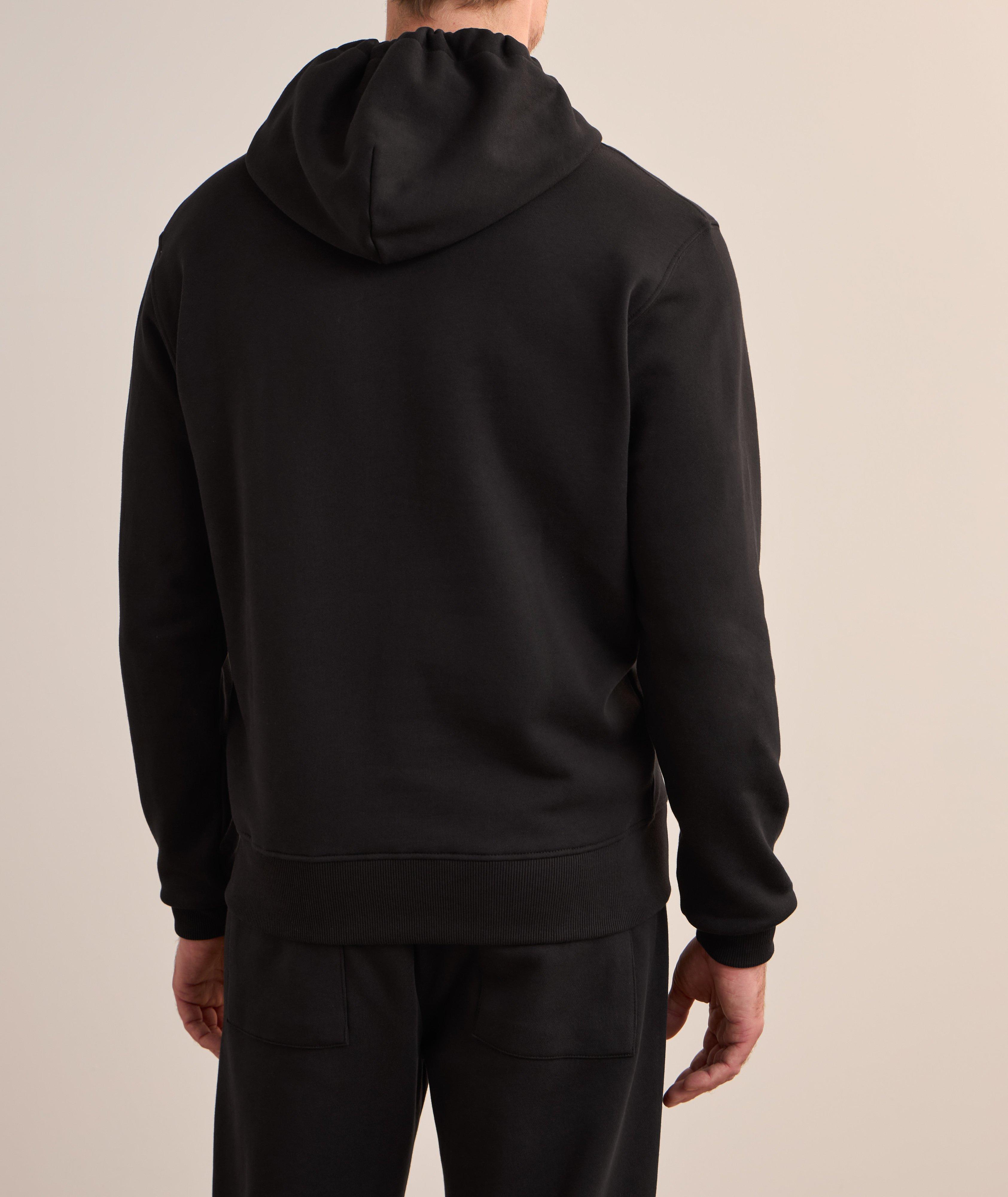 Cotton Piqué Hooded Sweater  image 2