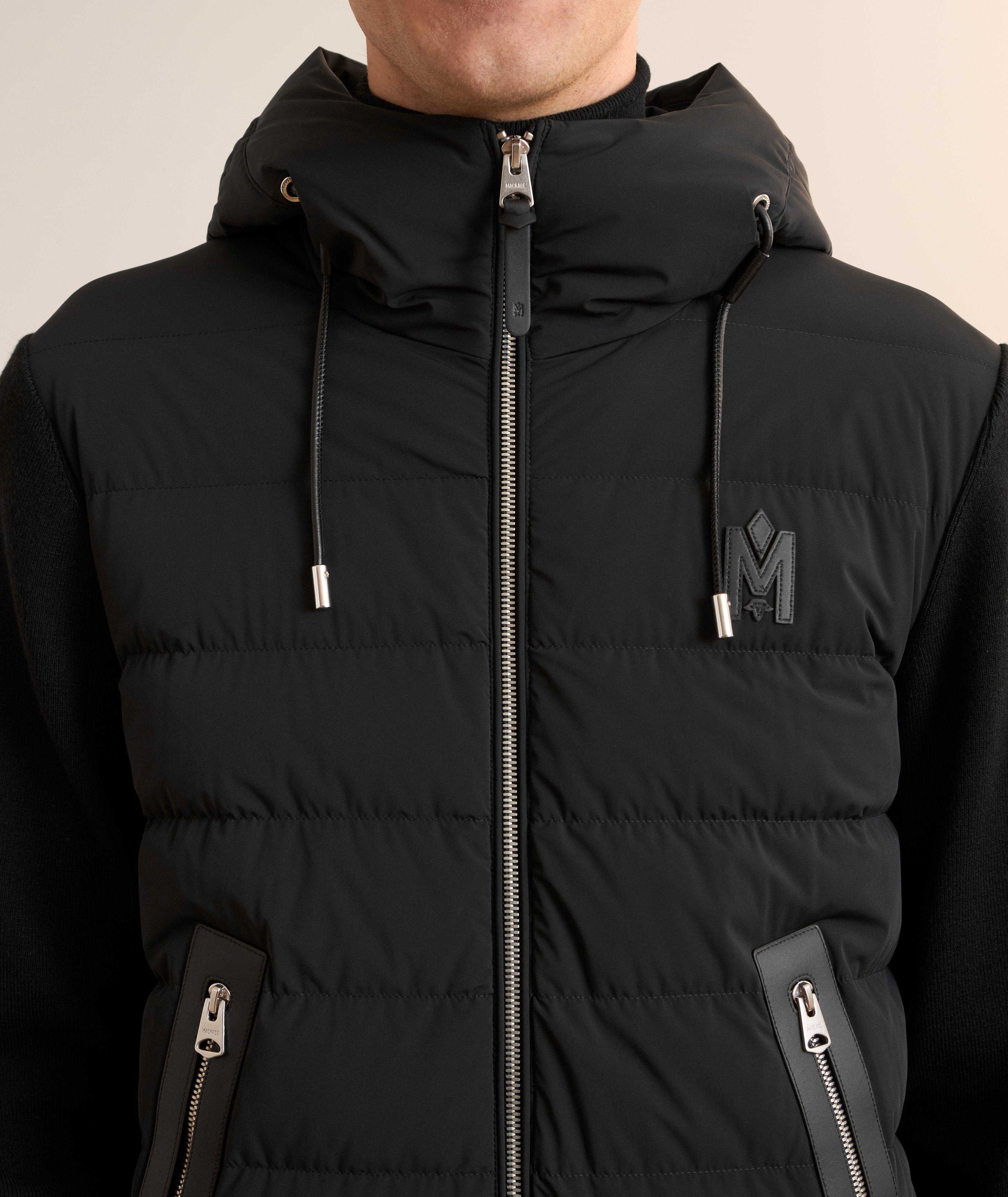 Andrew Hybrid Down Hooded Jacket image 3