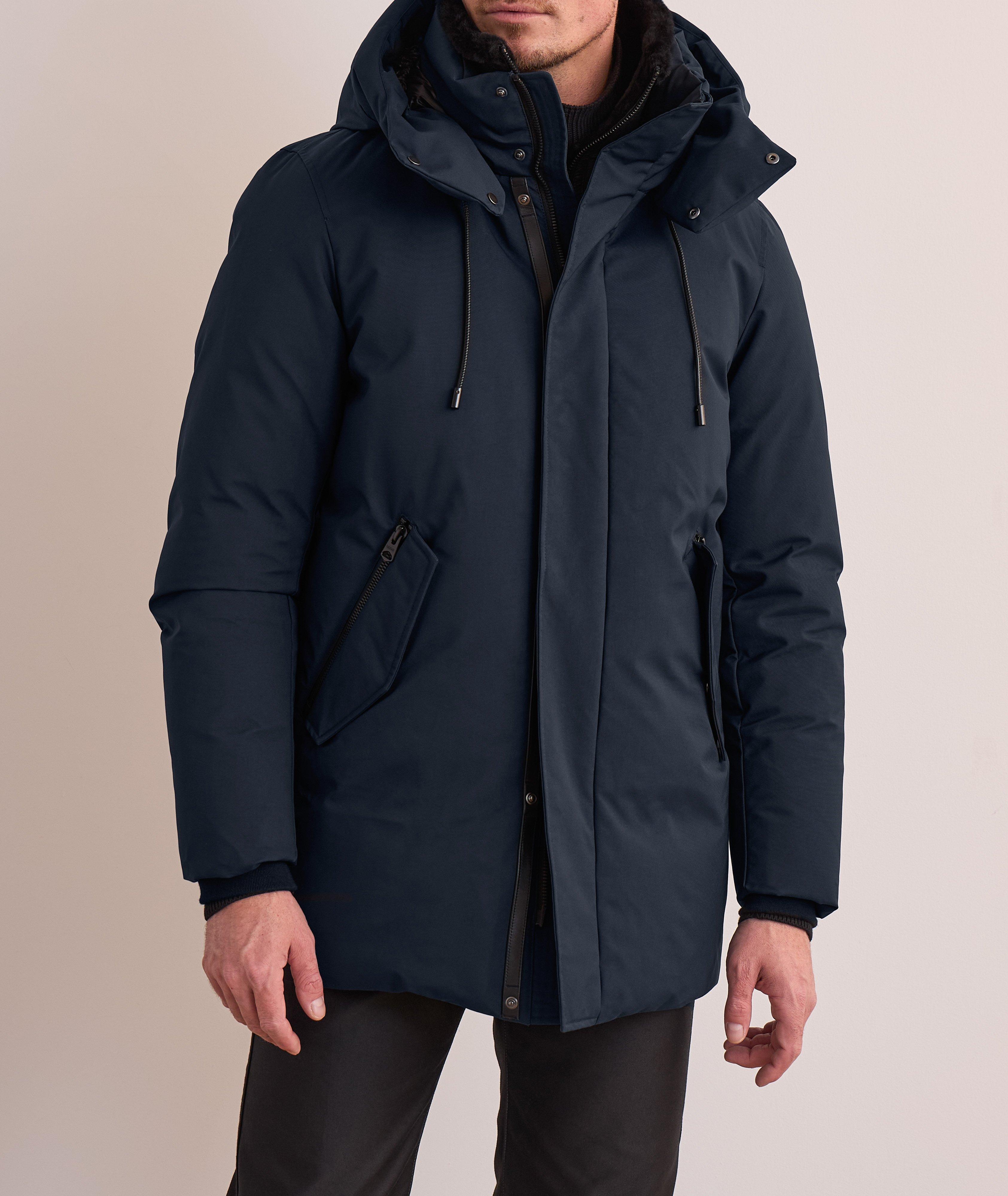 Manteau de duvet Sullivan à détail en mouton retourné image 1