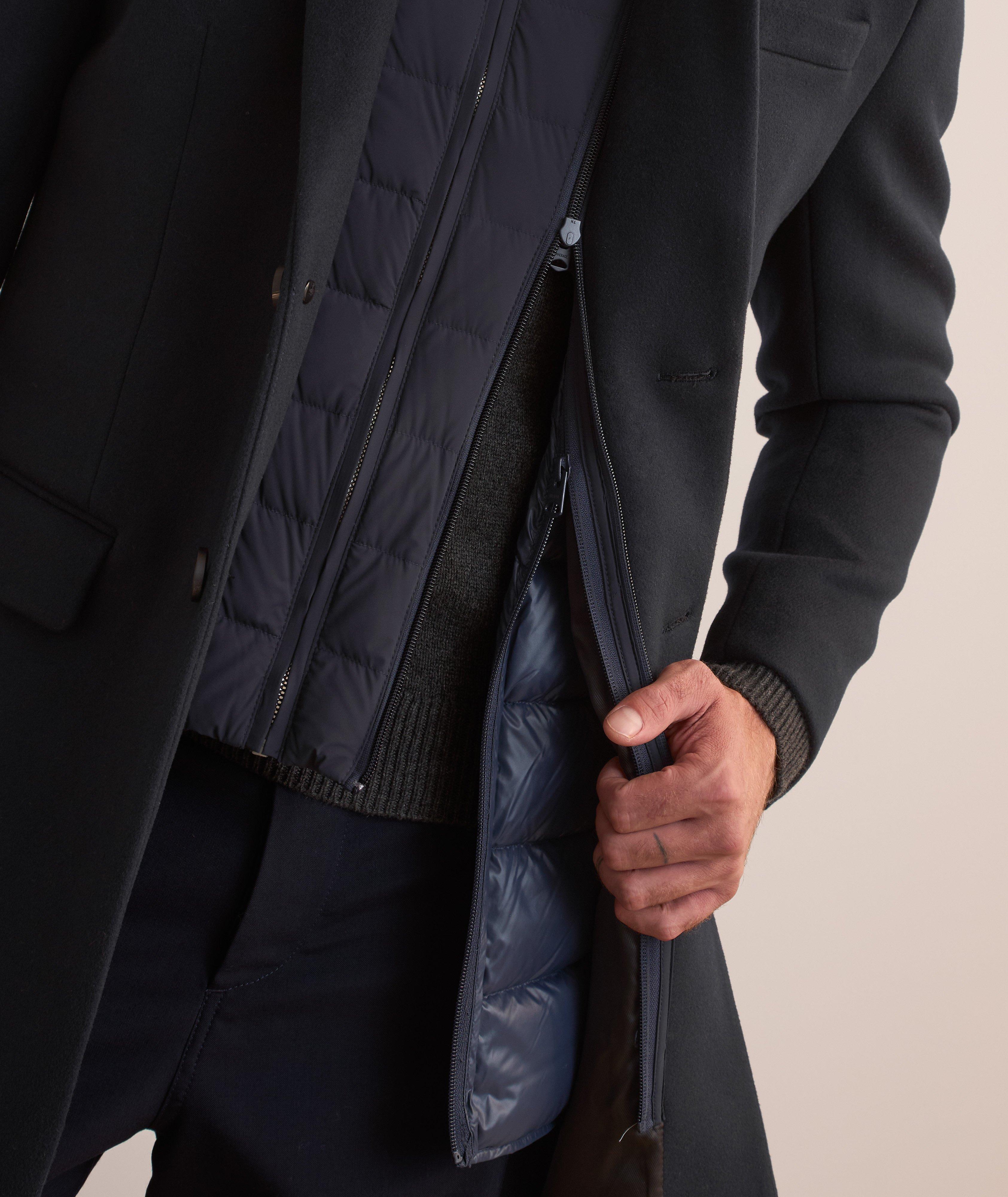 Manteau en laine et en duvet image 3