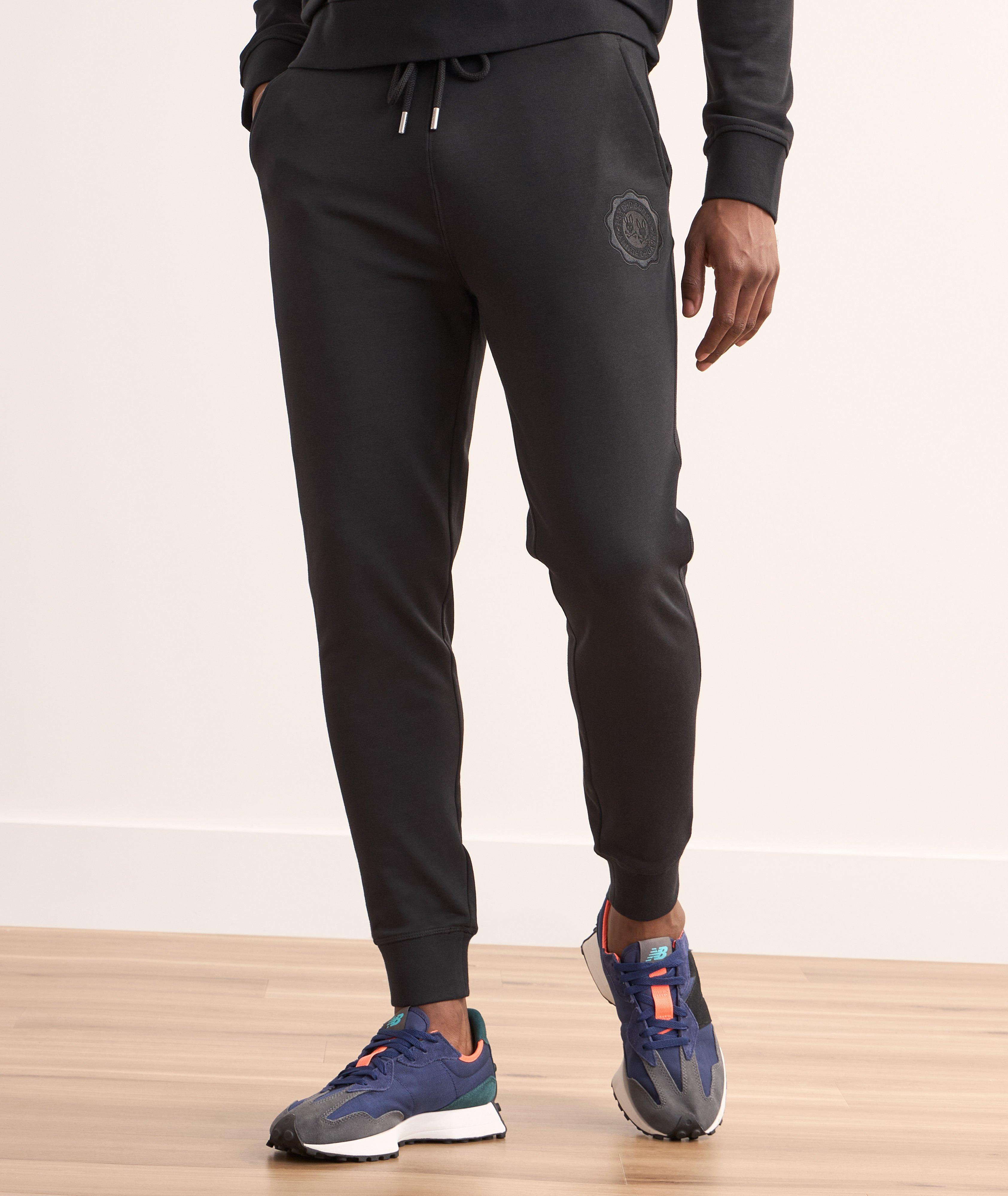 Pantalon sport avec logo brodé image 1