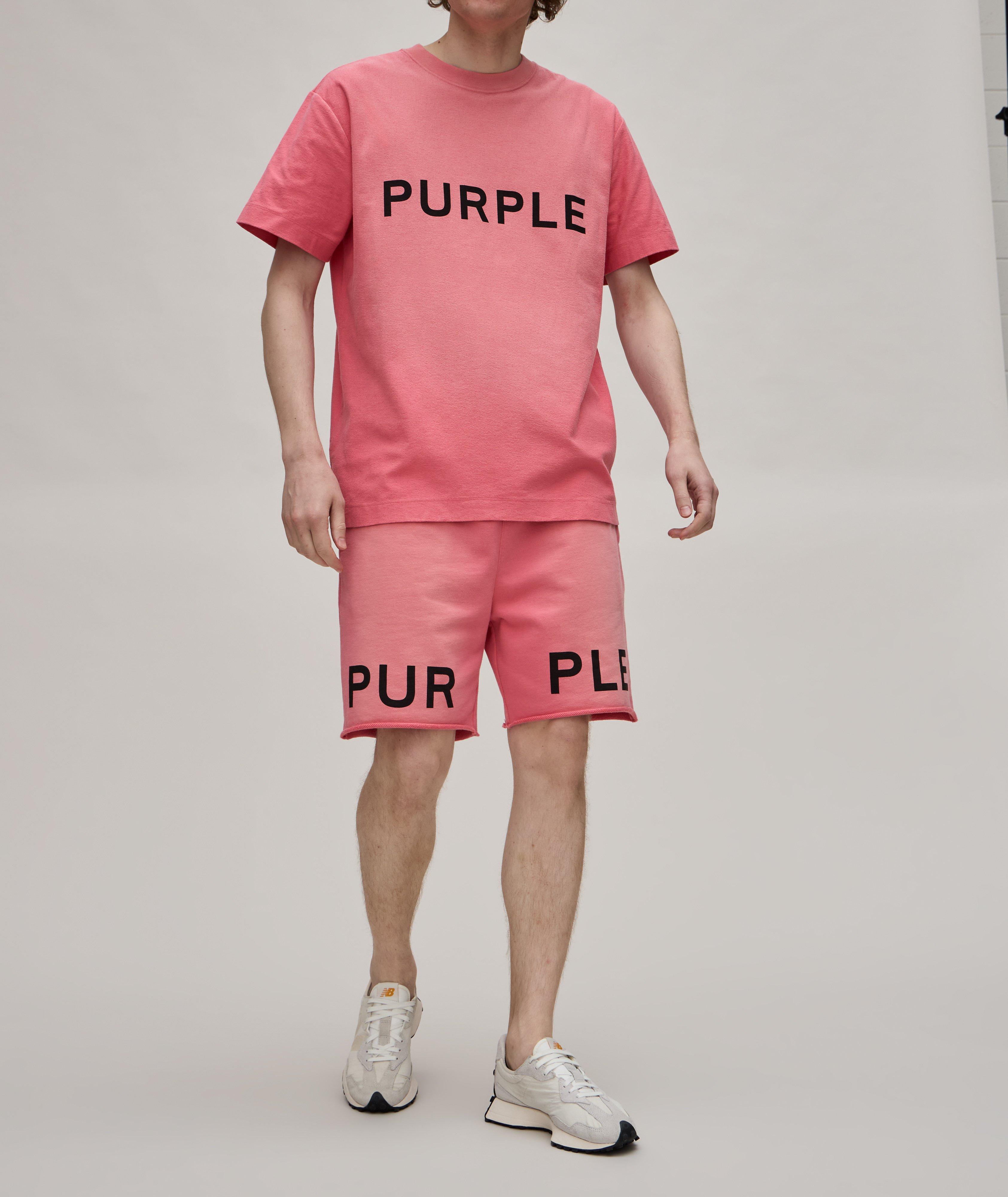 Short sport en coton bouclé image 3