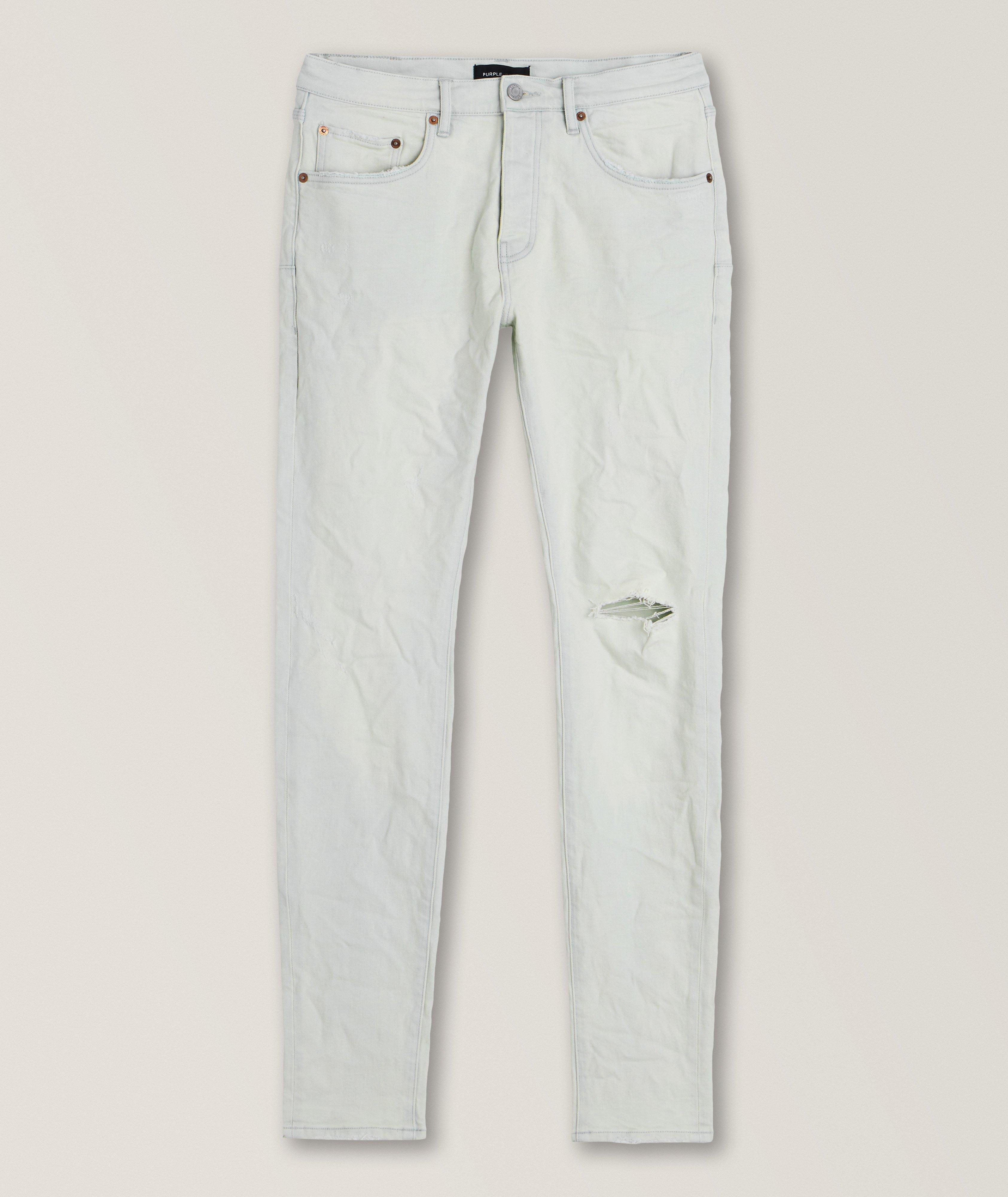 P001 Vintage Stretch Cotton Jeans