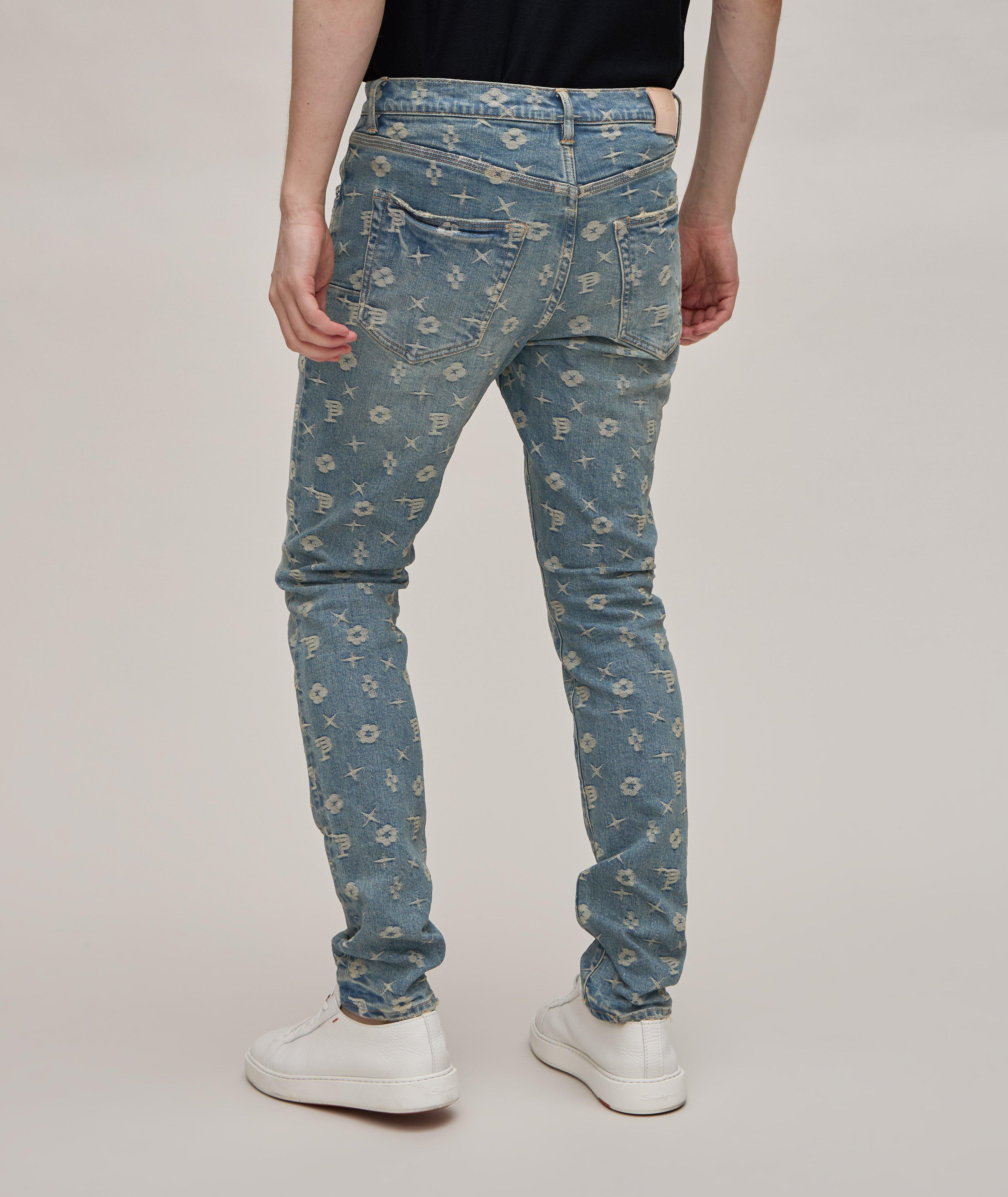 P001 Monogram Jacquard Jeans  image 2