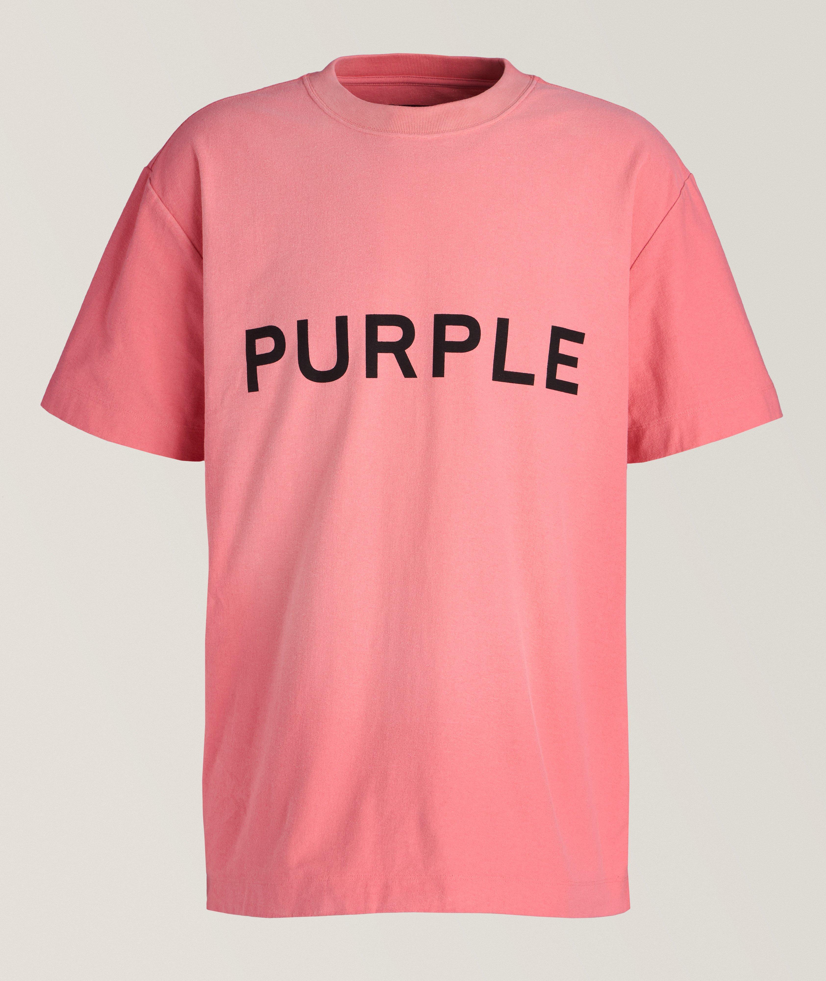 Textured Wordmark Cotton T-Shirt