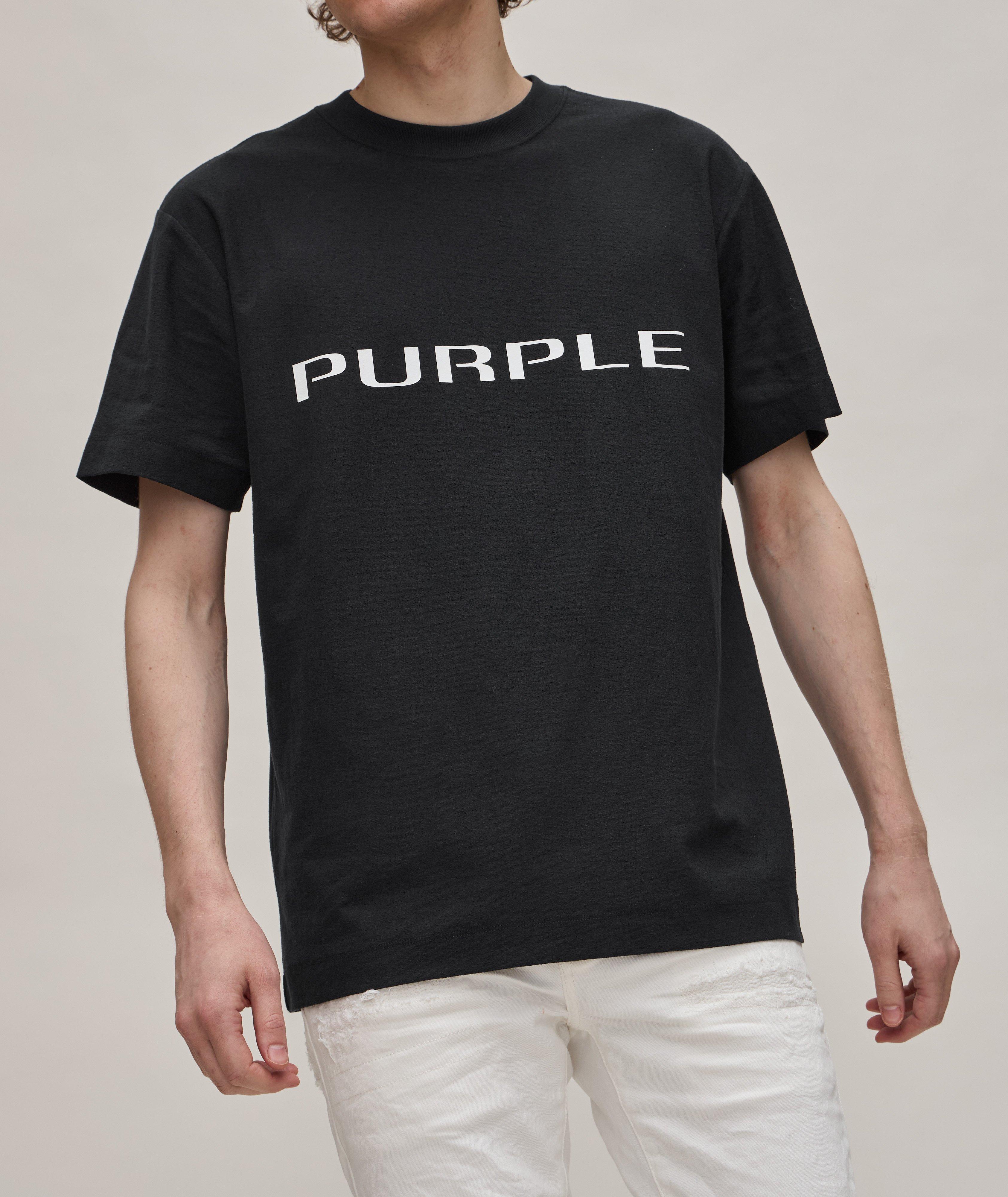 Textured Wordmark Cotton T-Shirt image 1