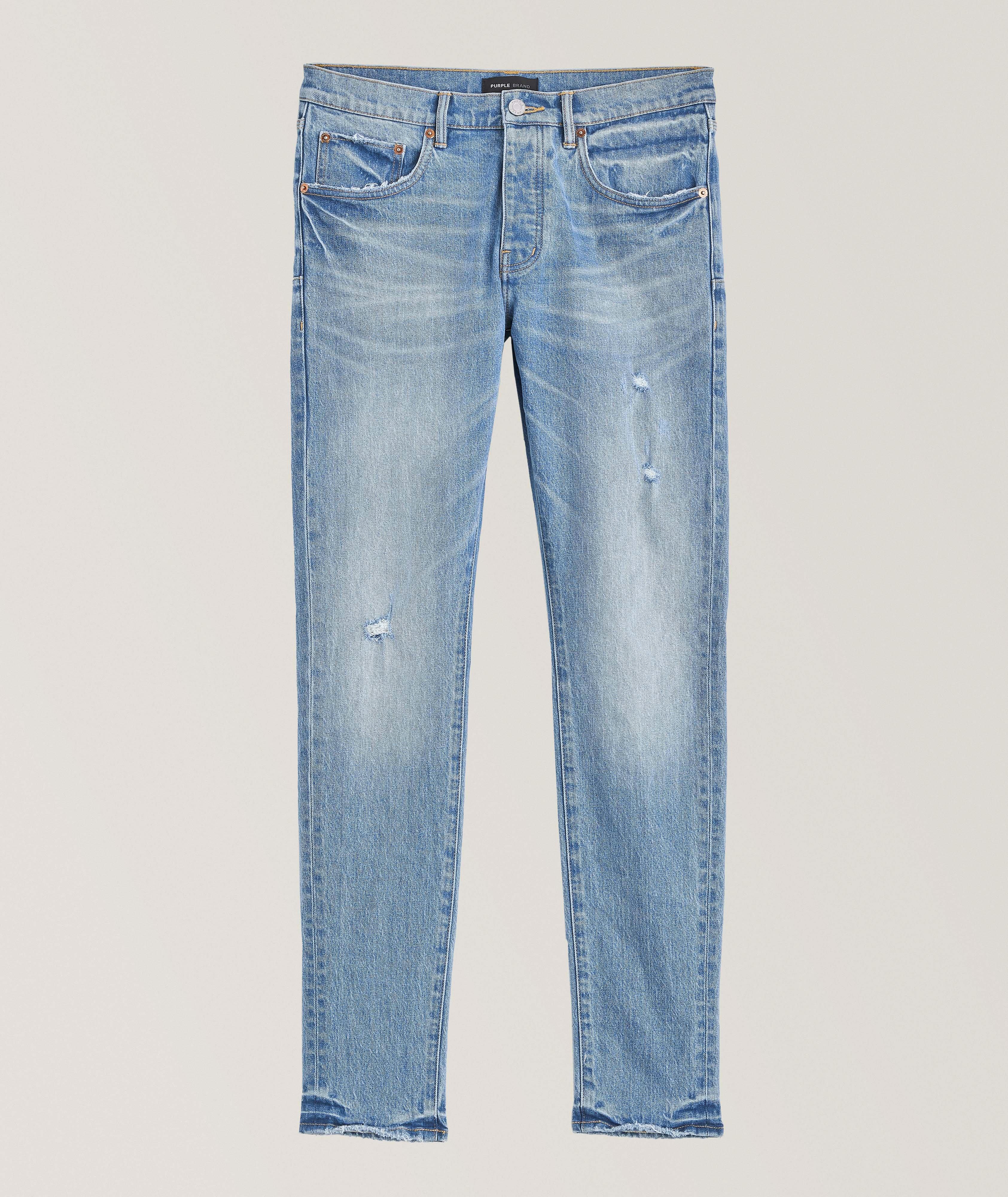 P001 Vintage Distressed Jeans  image 0