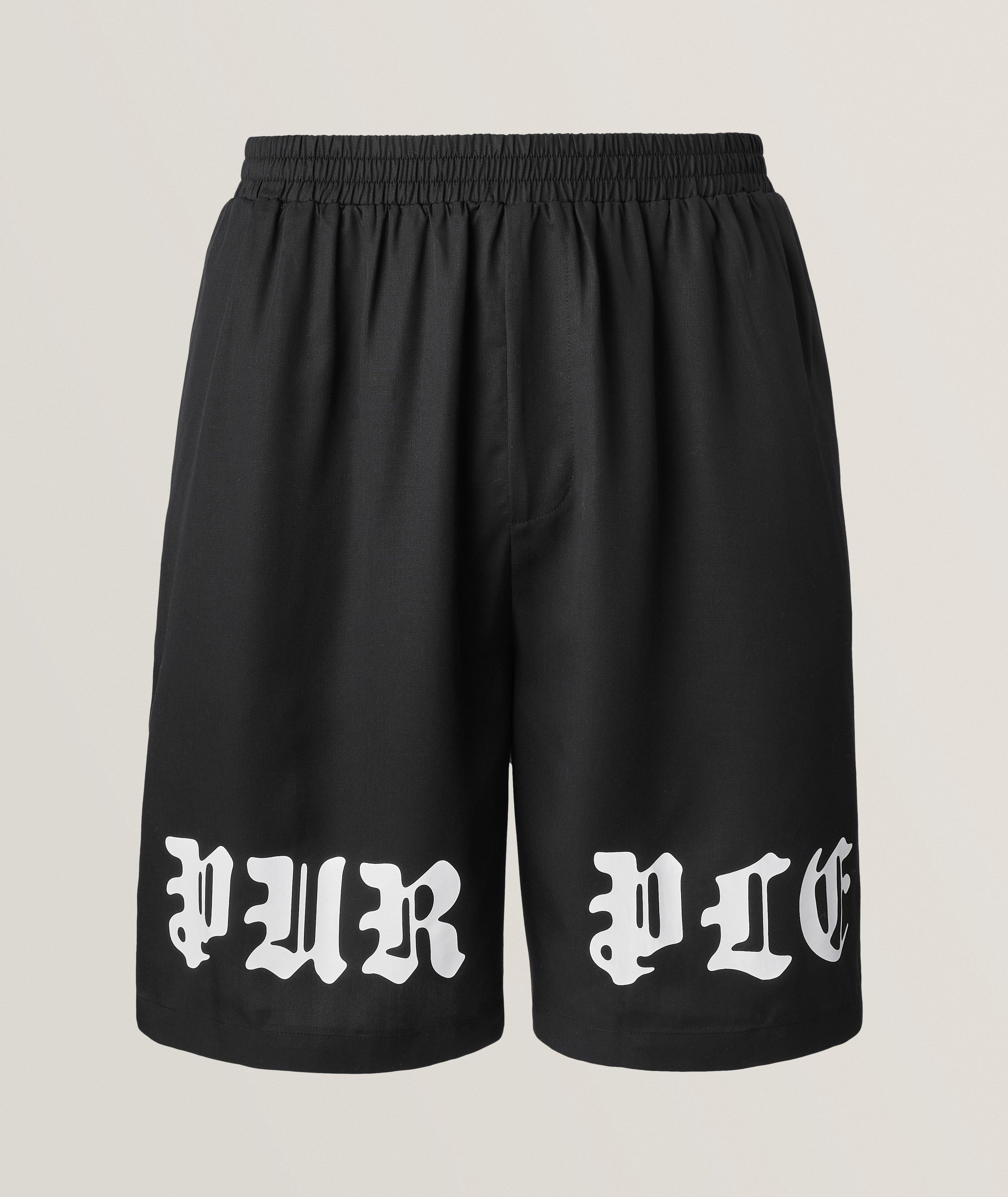 Gothic Logo Lyocell Shorts  image 0