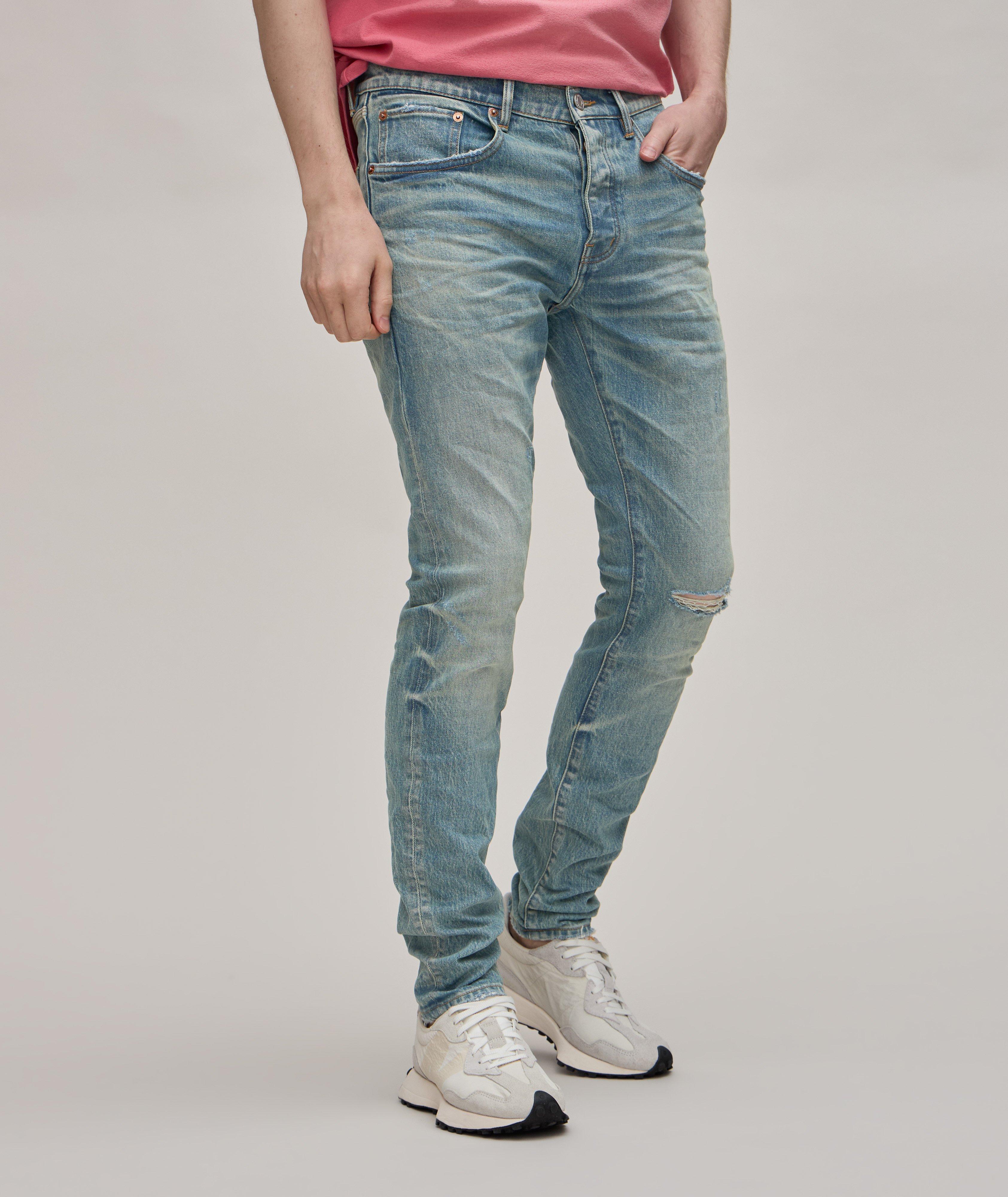 P001 Aged Ripped & Distressed Jeans  image 1