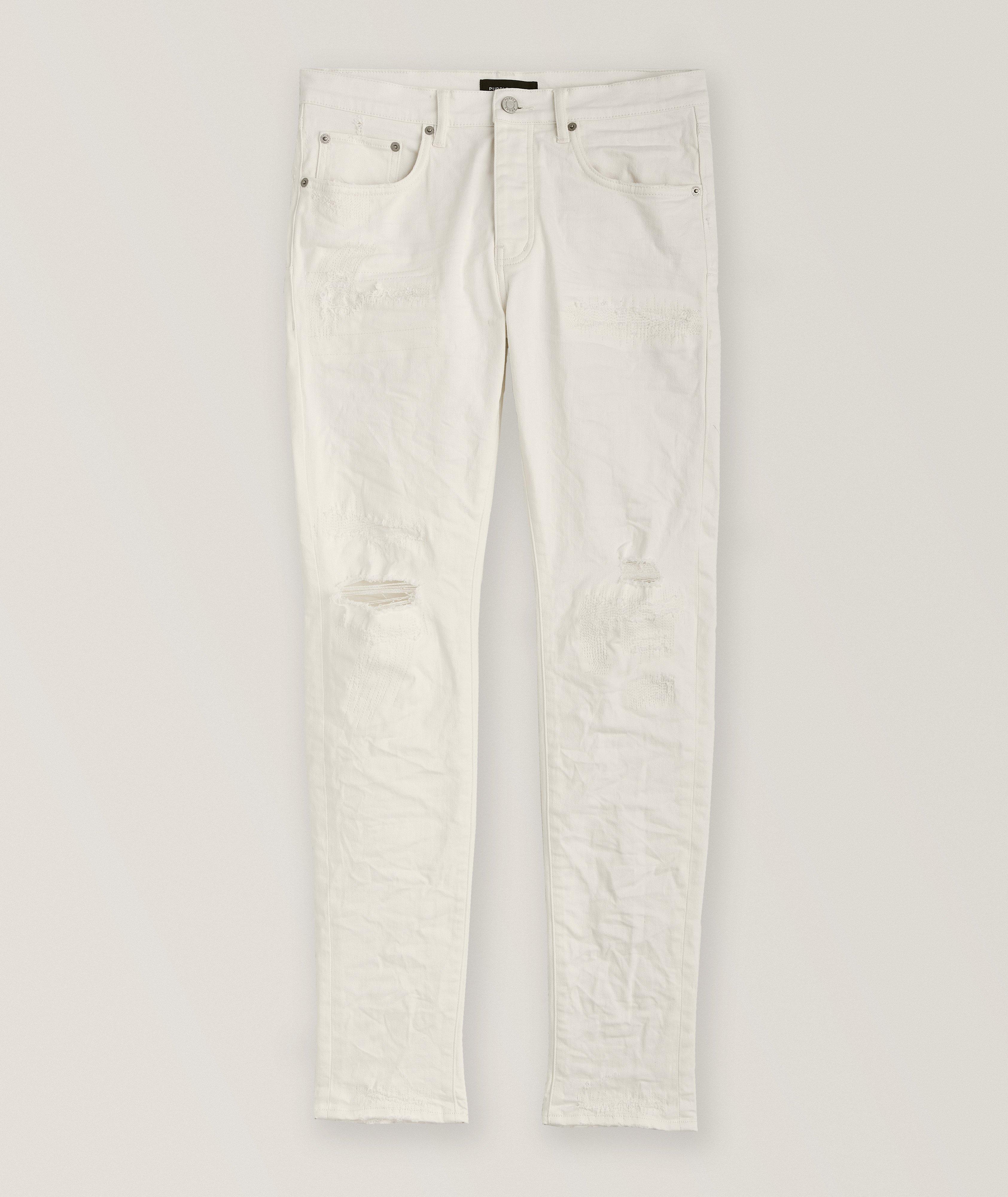 P001 Light Destroy Jeans  image 0