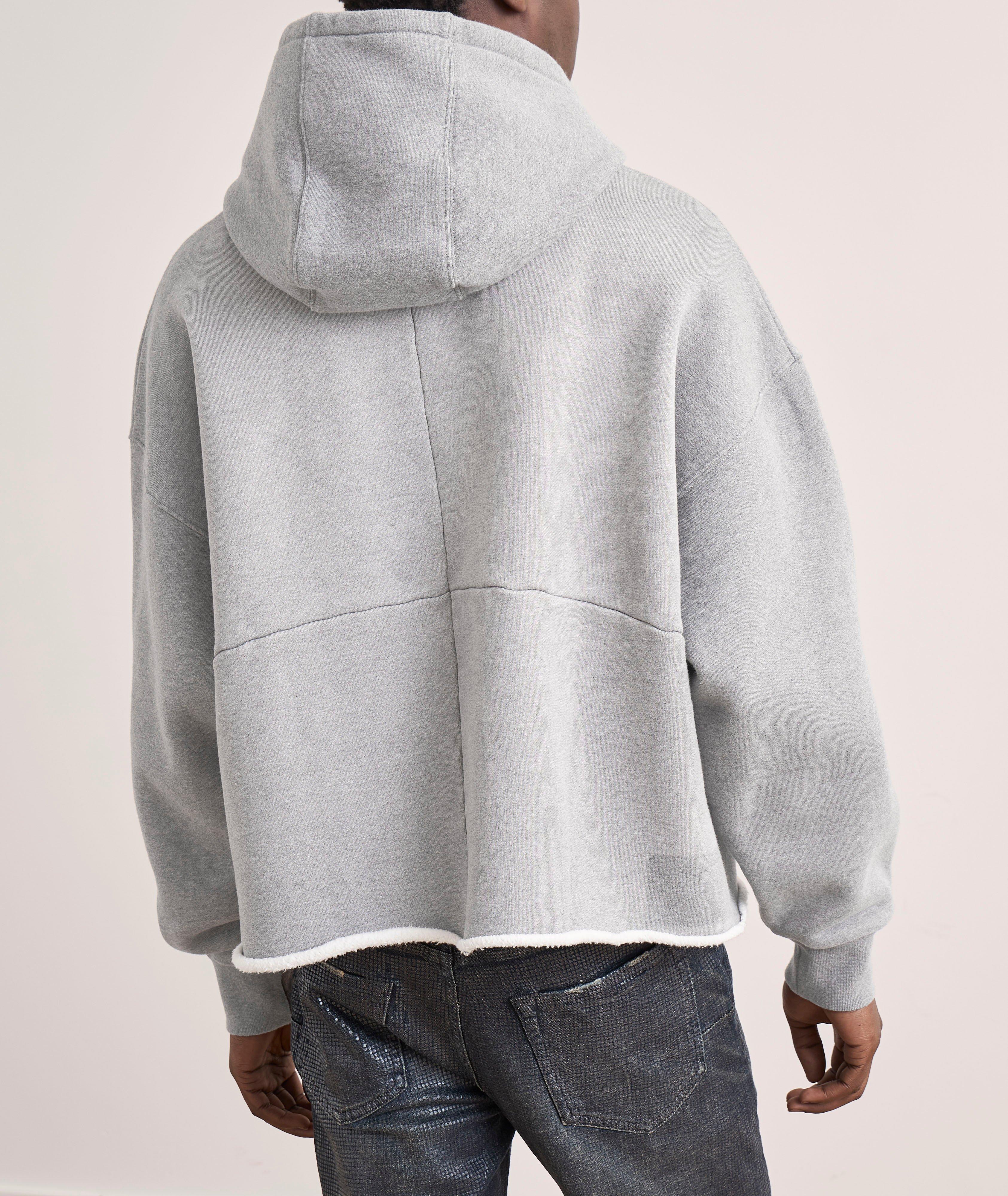 Logo Fleece Crop Hooded Sweater image 2