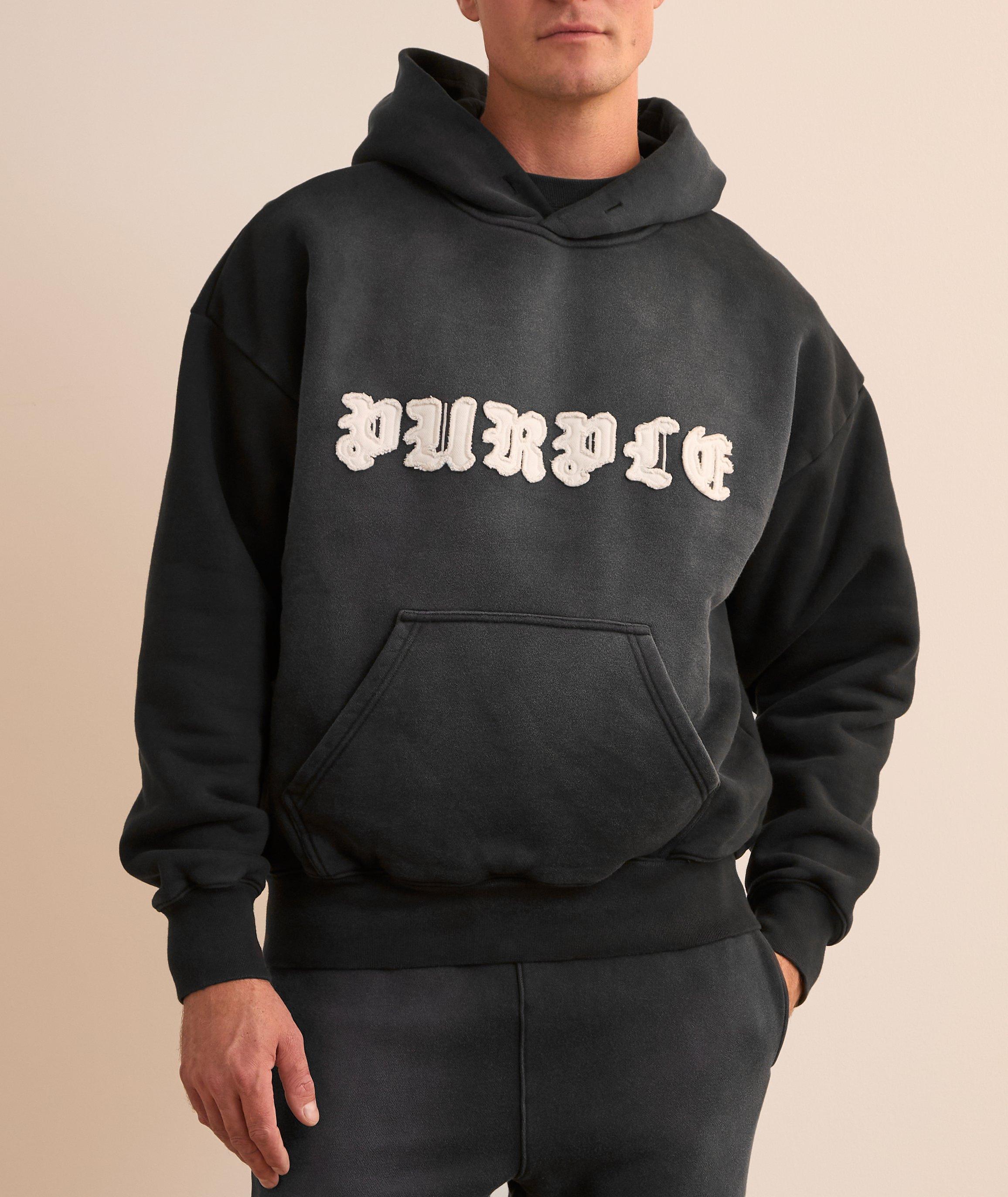 Gothic Logo Hooded Sweater image 1