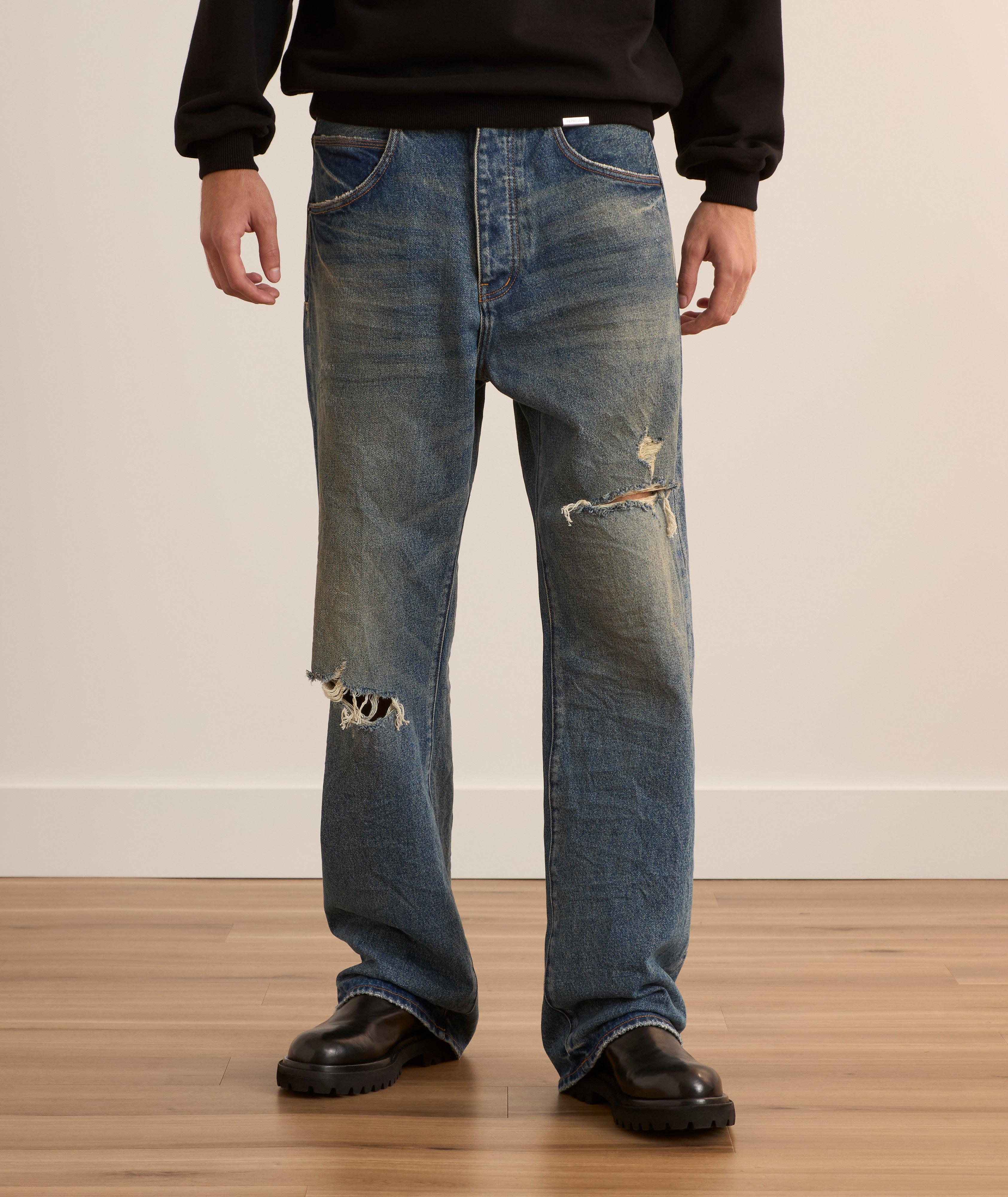 Wide Legged Cotton Jeans  image 1