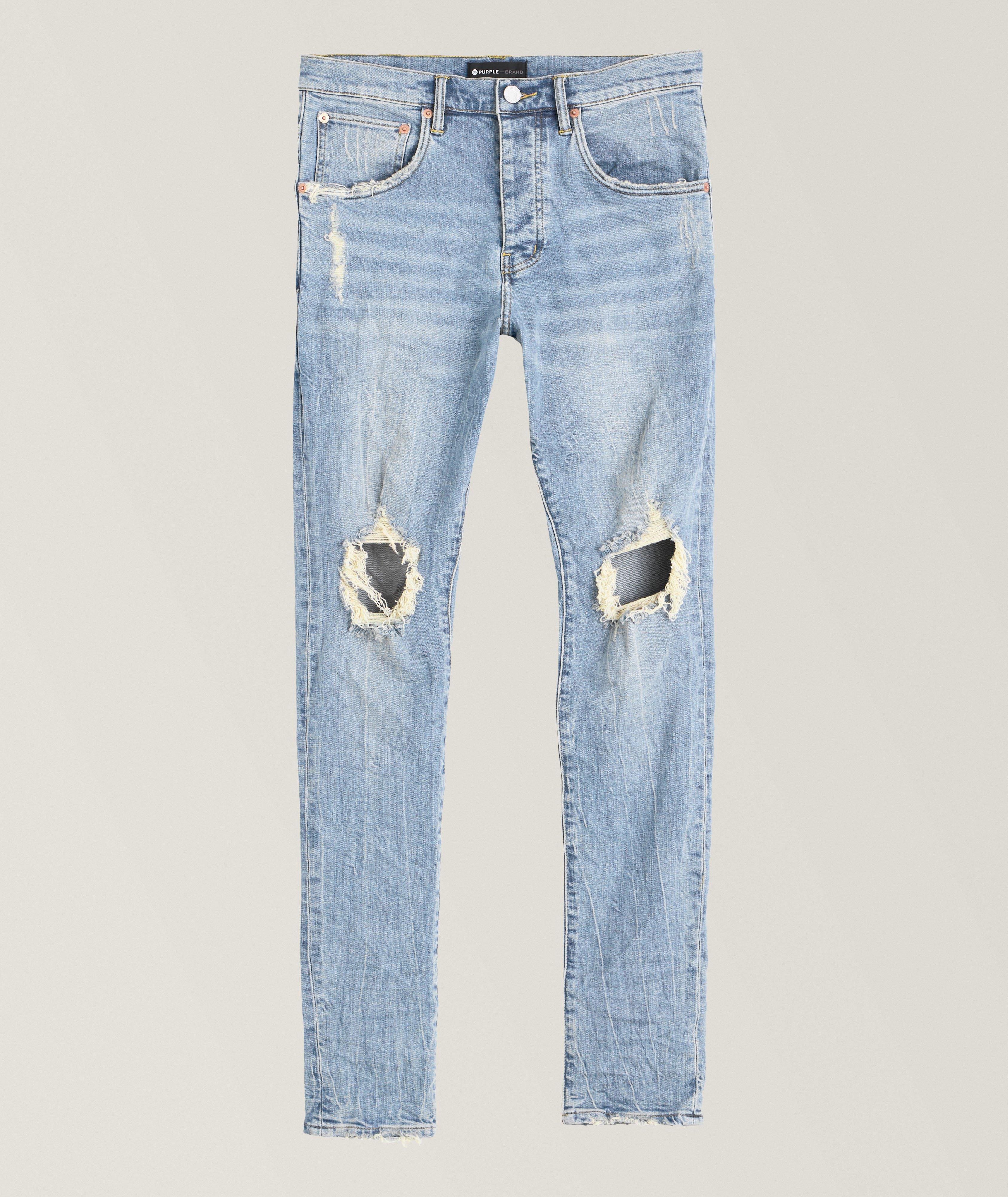 P002 Slim Knee Blowout Jeans image 0