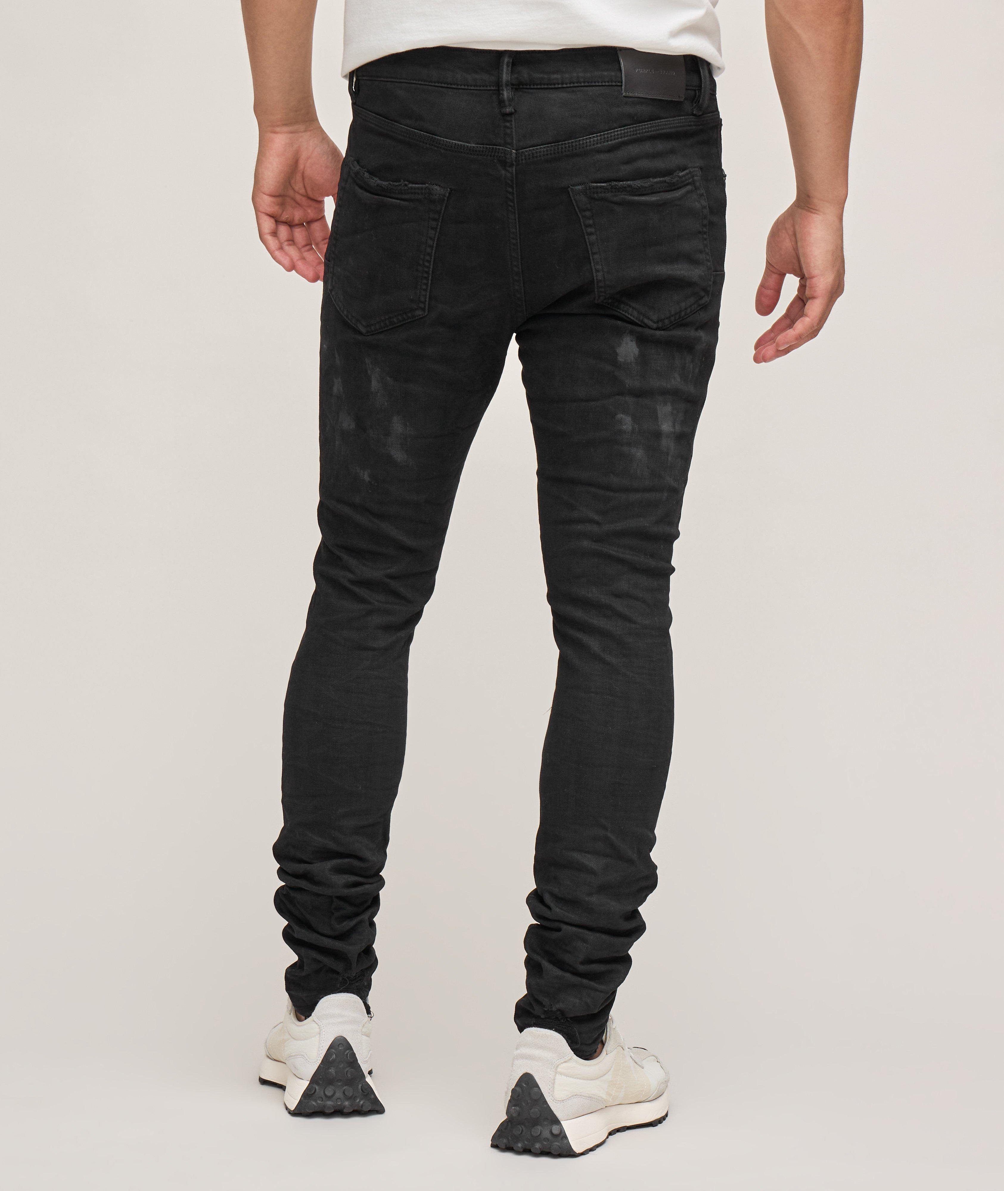 P001 Stretch-Cotton Oil Spill Jeans image 2