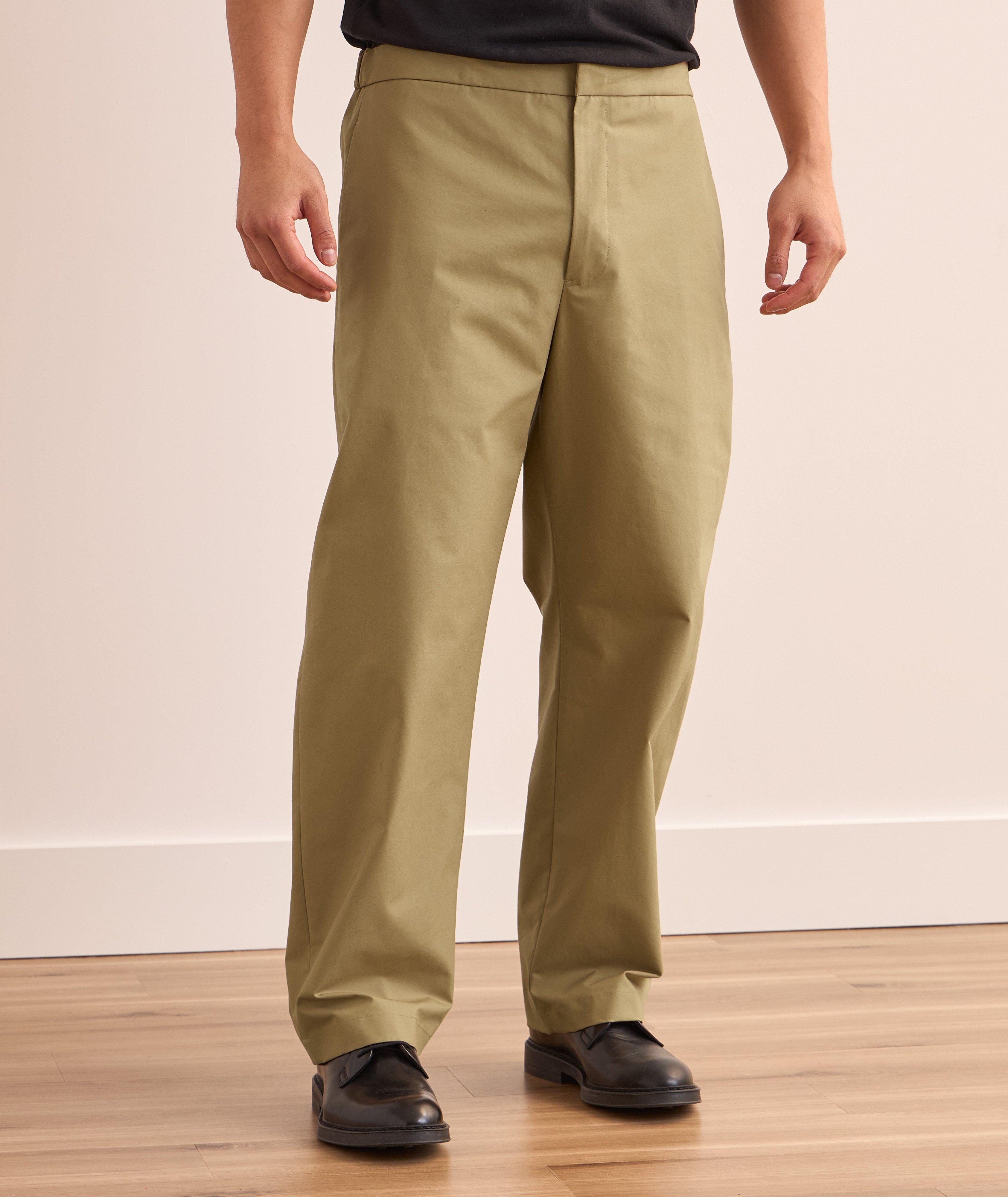 Cotton Flat Front Pants image 1