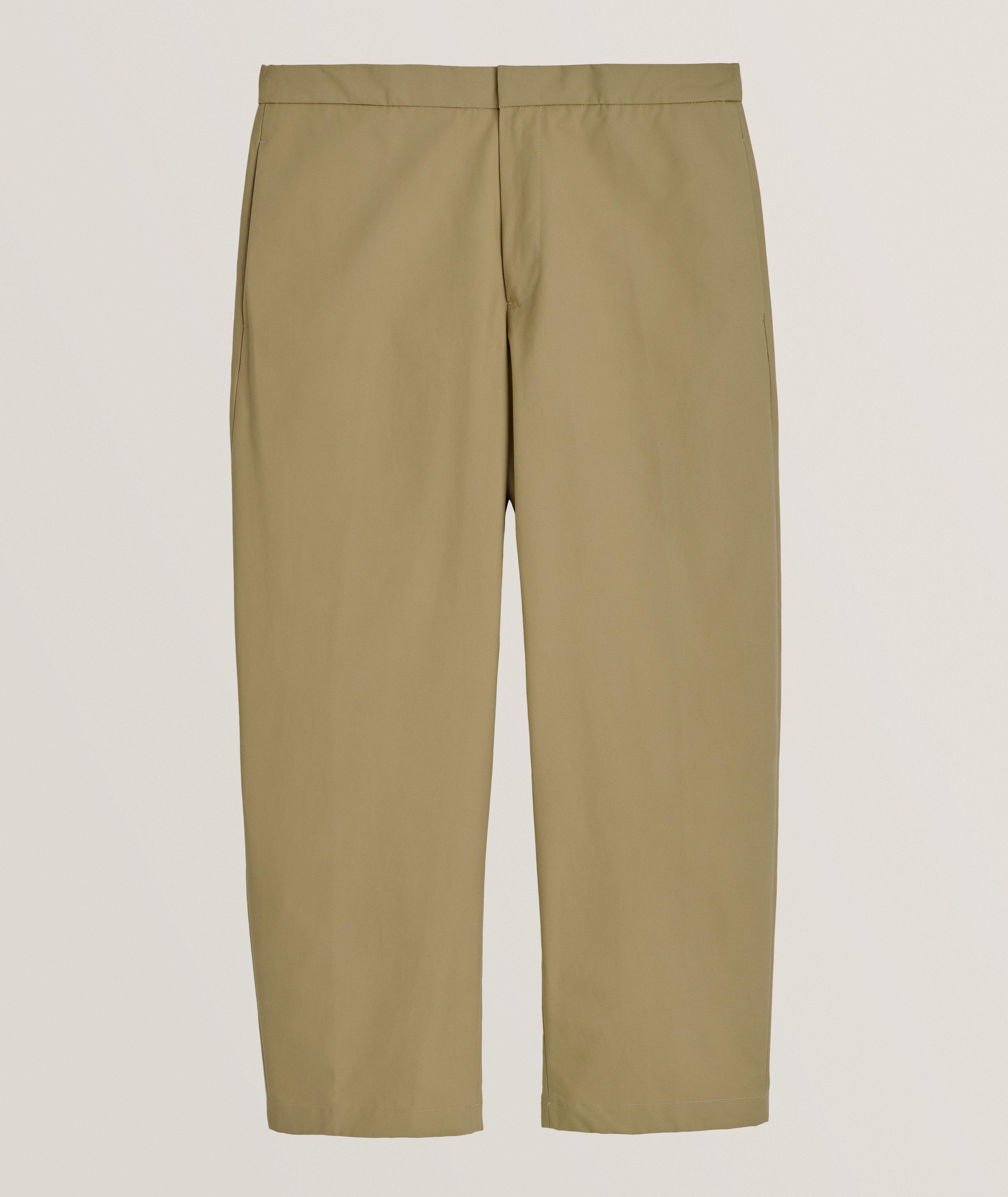 Cotton Flat Front Pants image 0